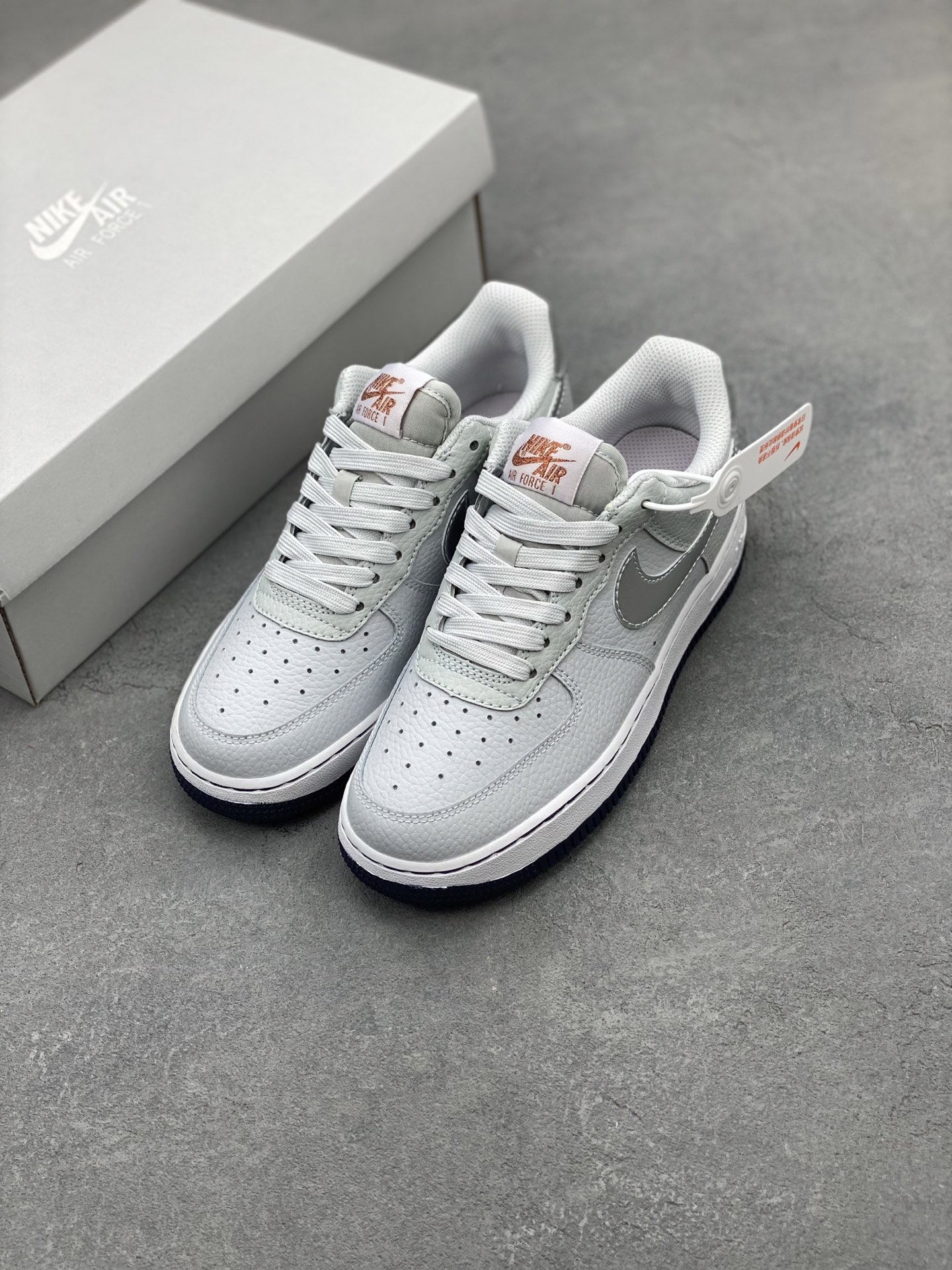 Nike Air Force 1 Low Light Silver/Grey Leather Sneaker CT3839-004 9 i1742331986630 2347 0 7