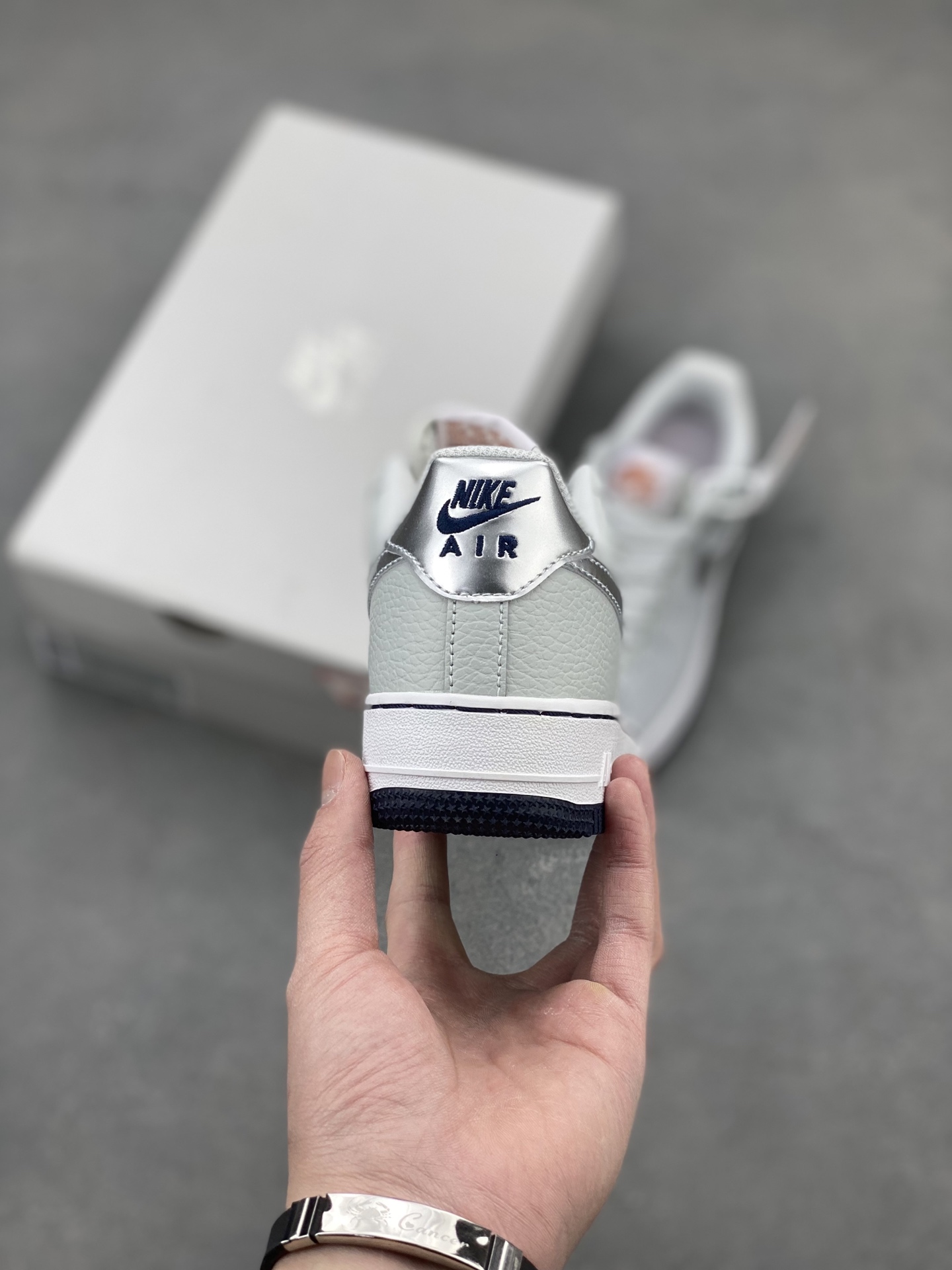 Nike Air Force 1 Low Light Silver/Grey Leather Sneaker CT3839-004 5 i1742331988996 7736 0 3