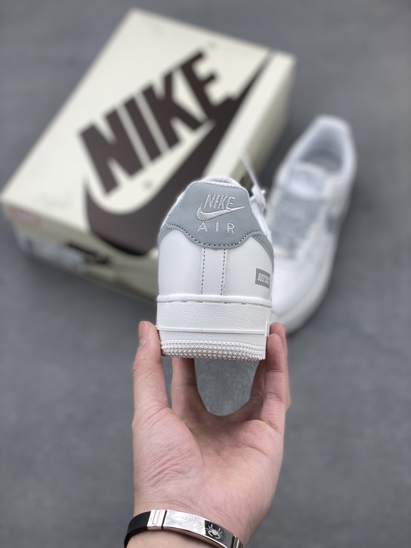 Nike Air Force 1 '07 Low White/Grey Casual Sneakers (Sizes 36-45) 5 i1742400705232 8437 0 3