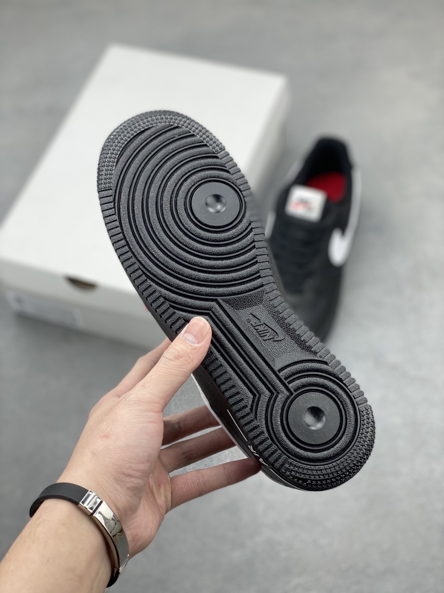 Nike Air Force 1 '07 Low Black/White Leather Sneakers (HV6359-001) 7 i1742487707390 3243 0 5