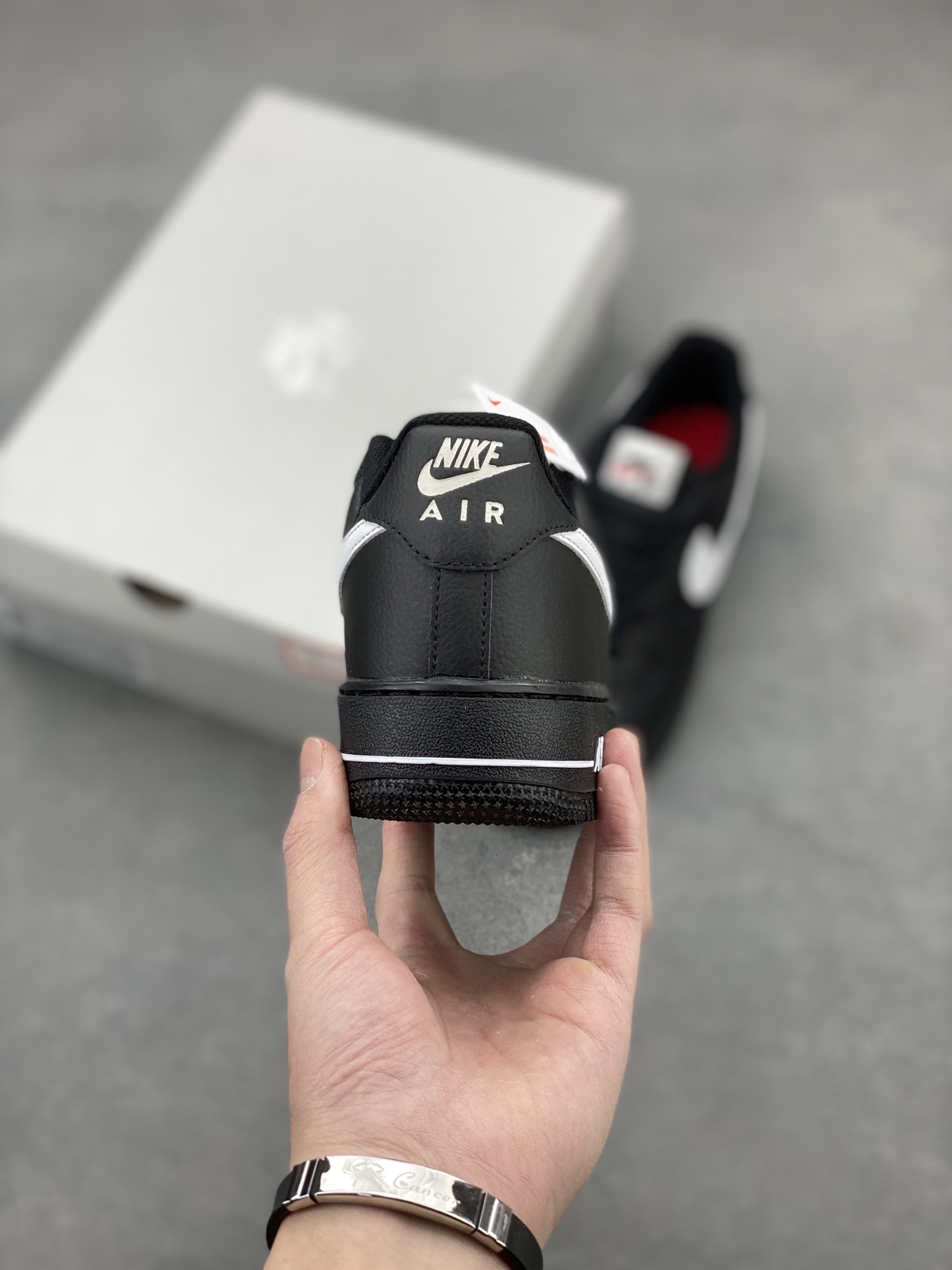 Nike Air Force 1 '07 Low Black/White Leather Sneakers (HV6359-001) 5 i1742487707390 4347 0 3