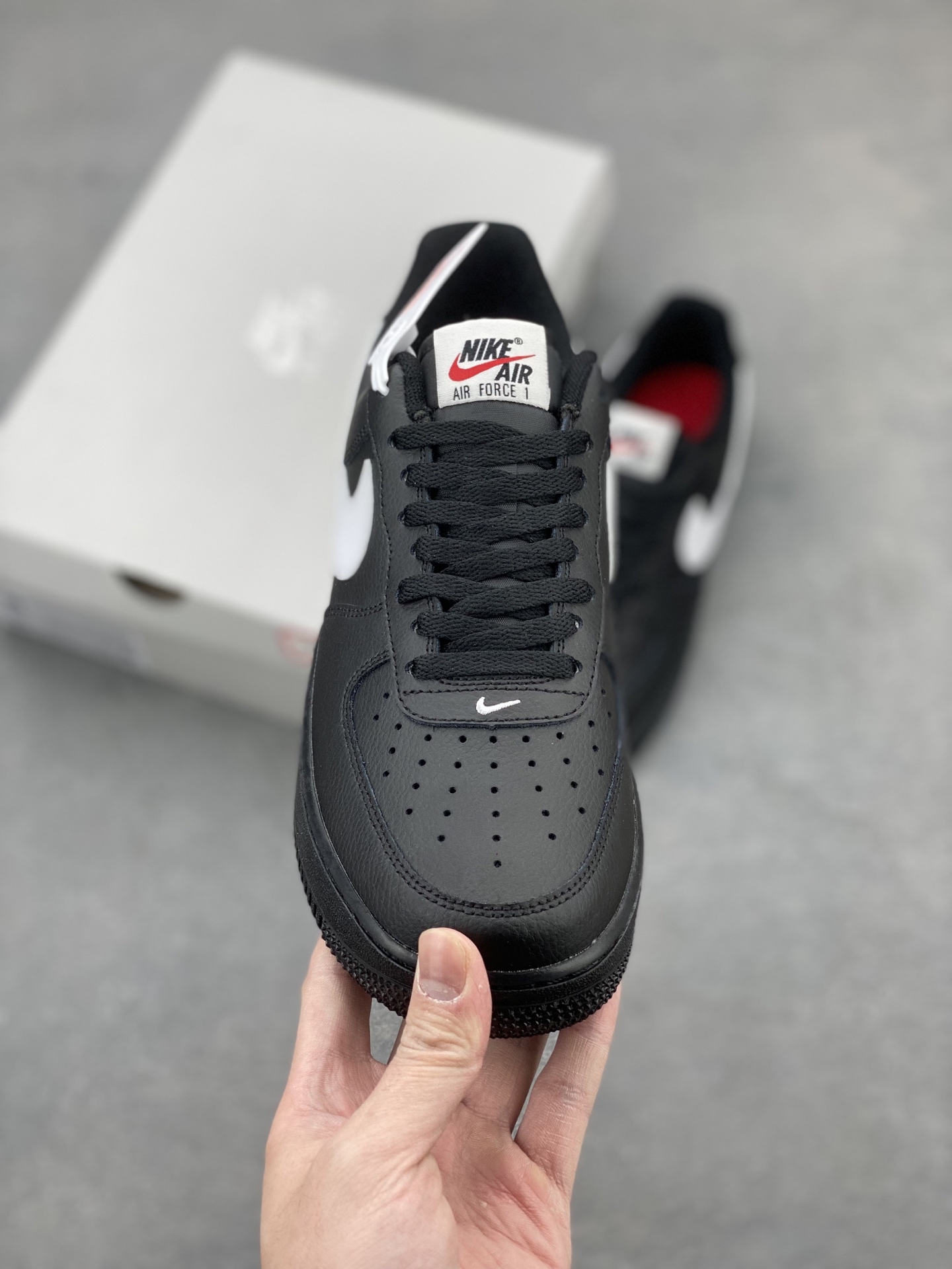 Nike Air Force 1 '07 Low Black/White Leather Sneakers (HV6359-001) 3 i1742487707390 8480 0 1