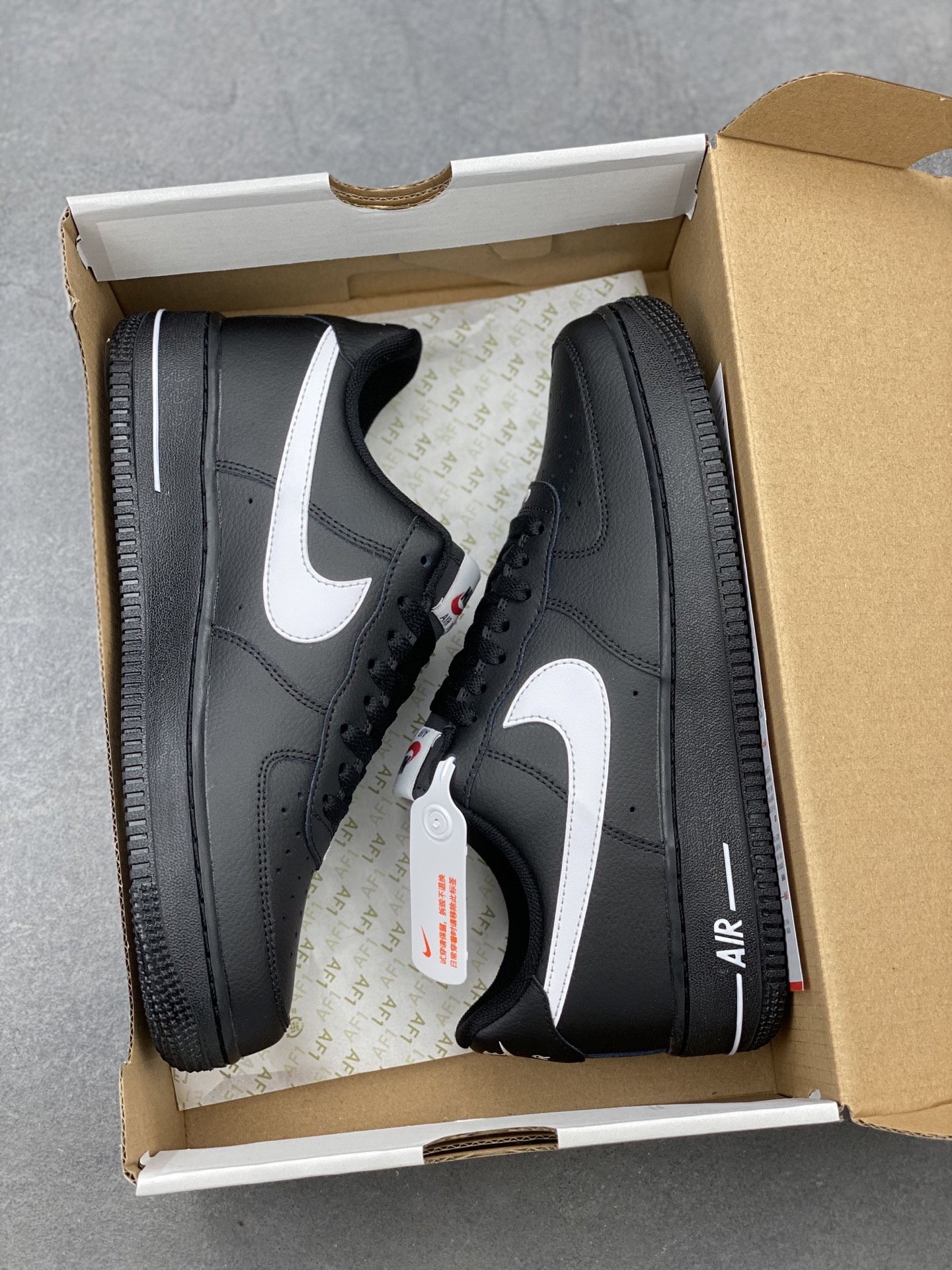 Nike Air Force 1 '07 Low Black/White Leather Sneakers (HV6359-001) 10 i1742487715285 6223 0 8