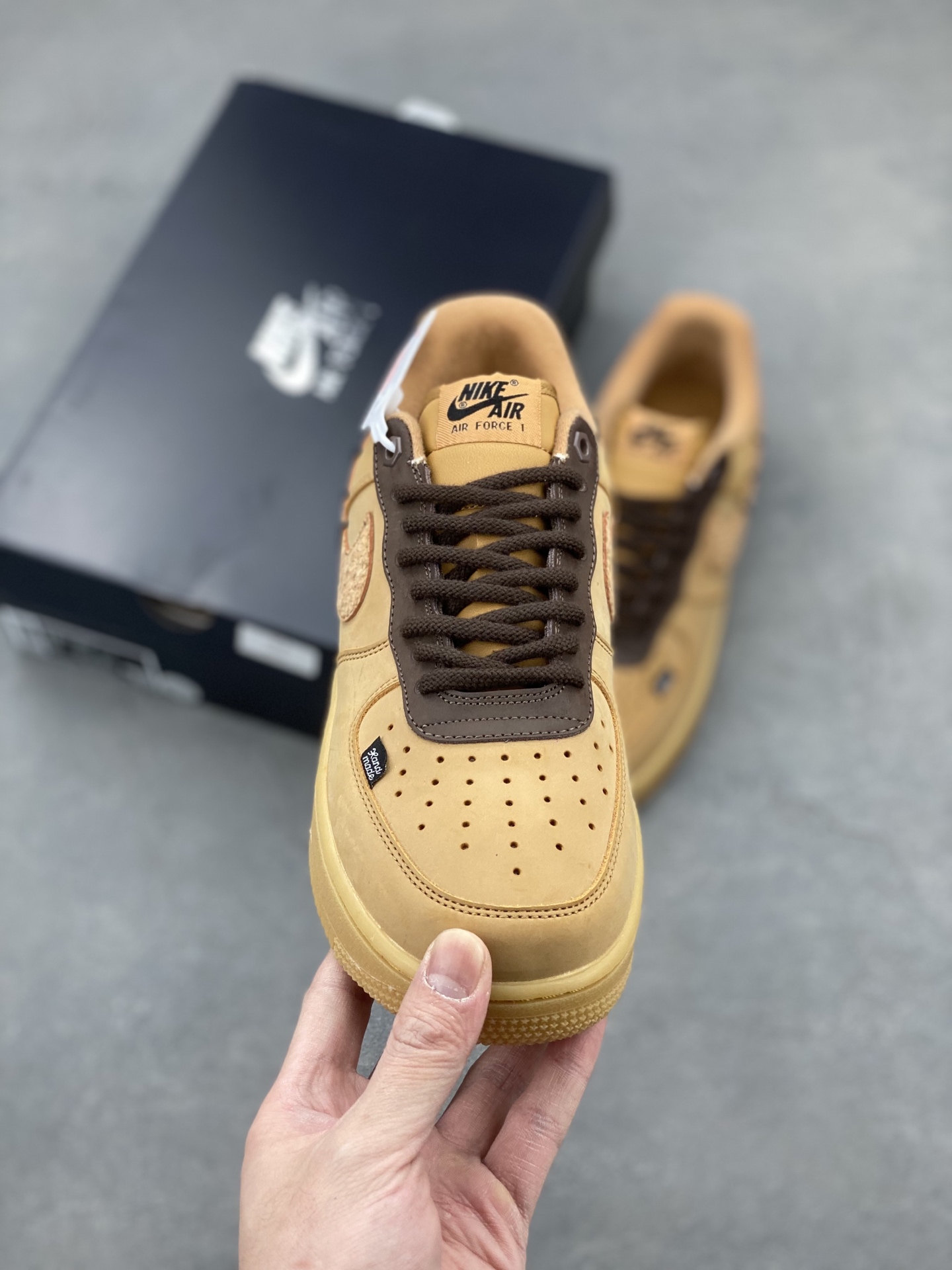 Nike Air Force 1 '07 Low Brown Cork Casual Shoe CJ9179-200, Size 36-45 3 i1742487995638 8513 0 1