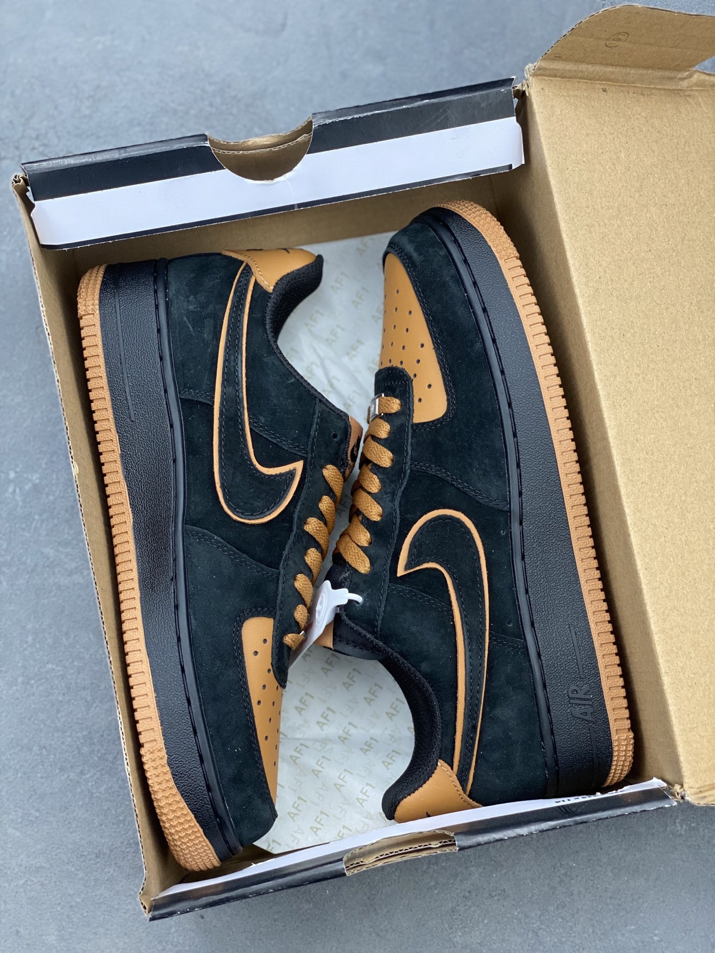Nike Air Force 1 Low Black/Wheat Casual Sneaker DC2911-002B 10 i1742594396884 979 0 8