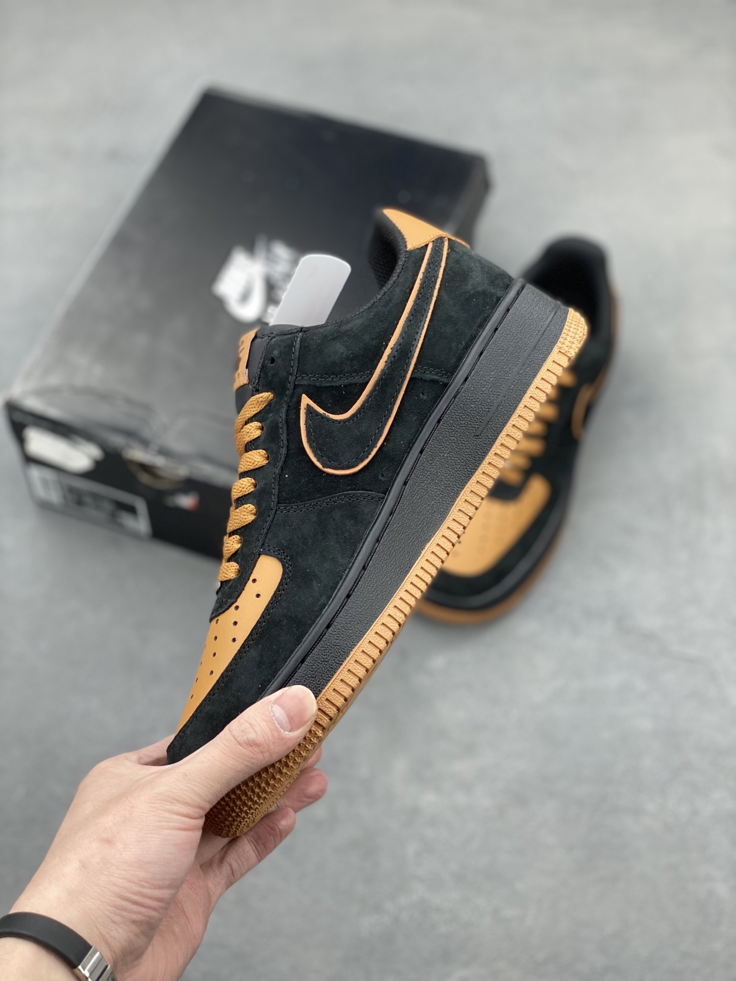 Nike Air Force 1 Low Black/Wheat Casual Sneaker DC2911-002B 4 i1742594396953 7254 0 2