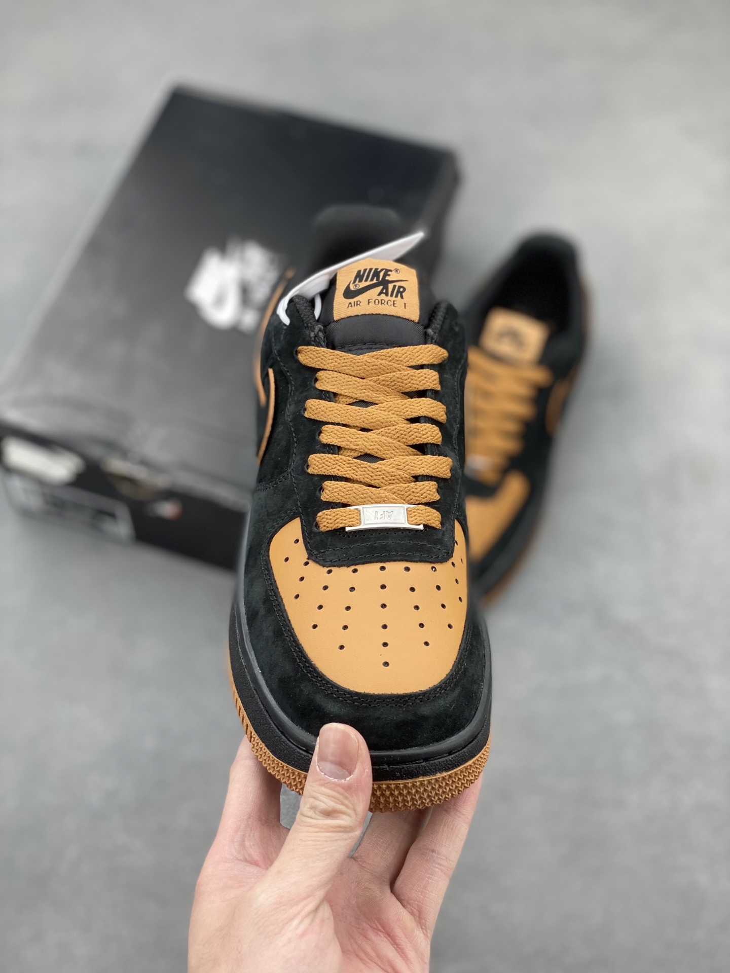 Nike Air Force 1 Low Black/Wheat Casual Sneaker DC2911-002B 3 i1742594397078 8034 0 1