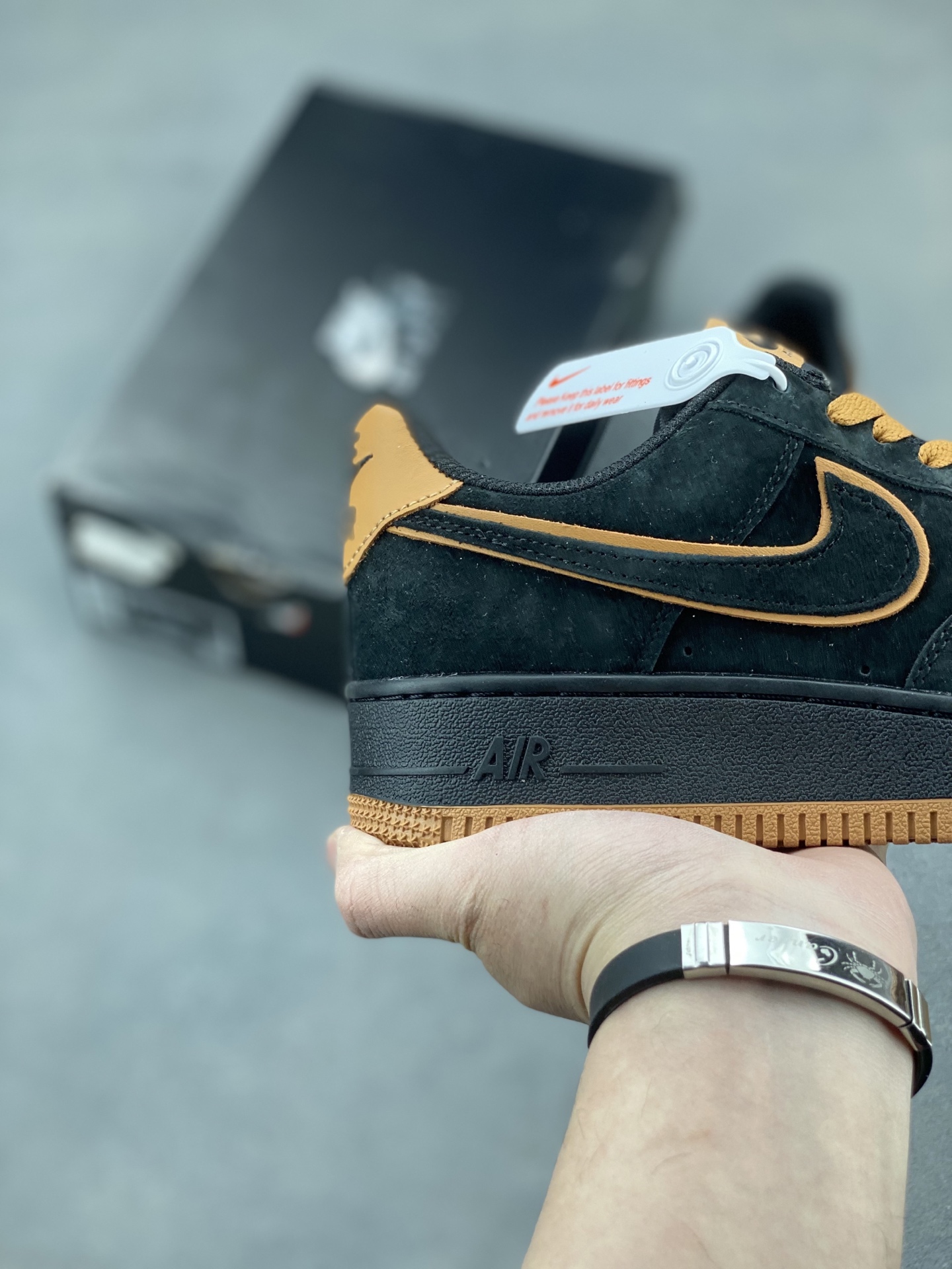 Nike Air Force 1 Low Black/Wheat Casual Sneaker DC2911-002B 6 i1742594401625 1738 0 4