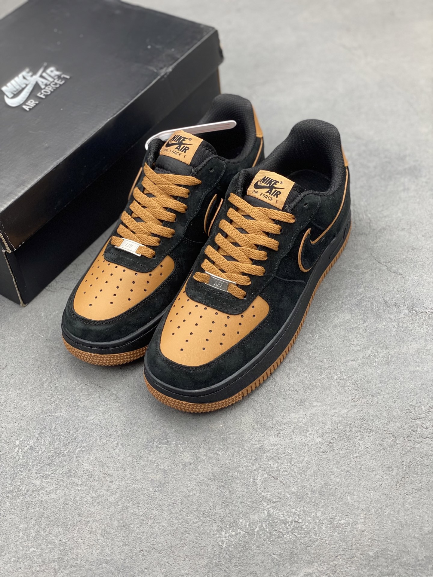 Nike Air Force 1 Low Black/Wheat Casual Sneaker DC2911-002B 9 i1742594401650 8563 0 7
