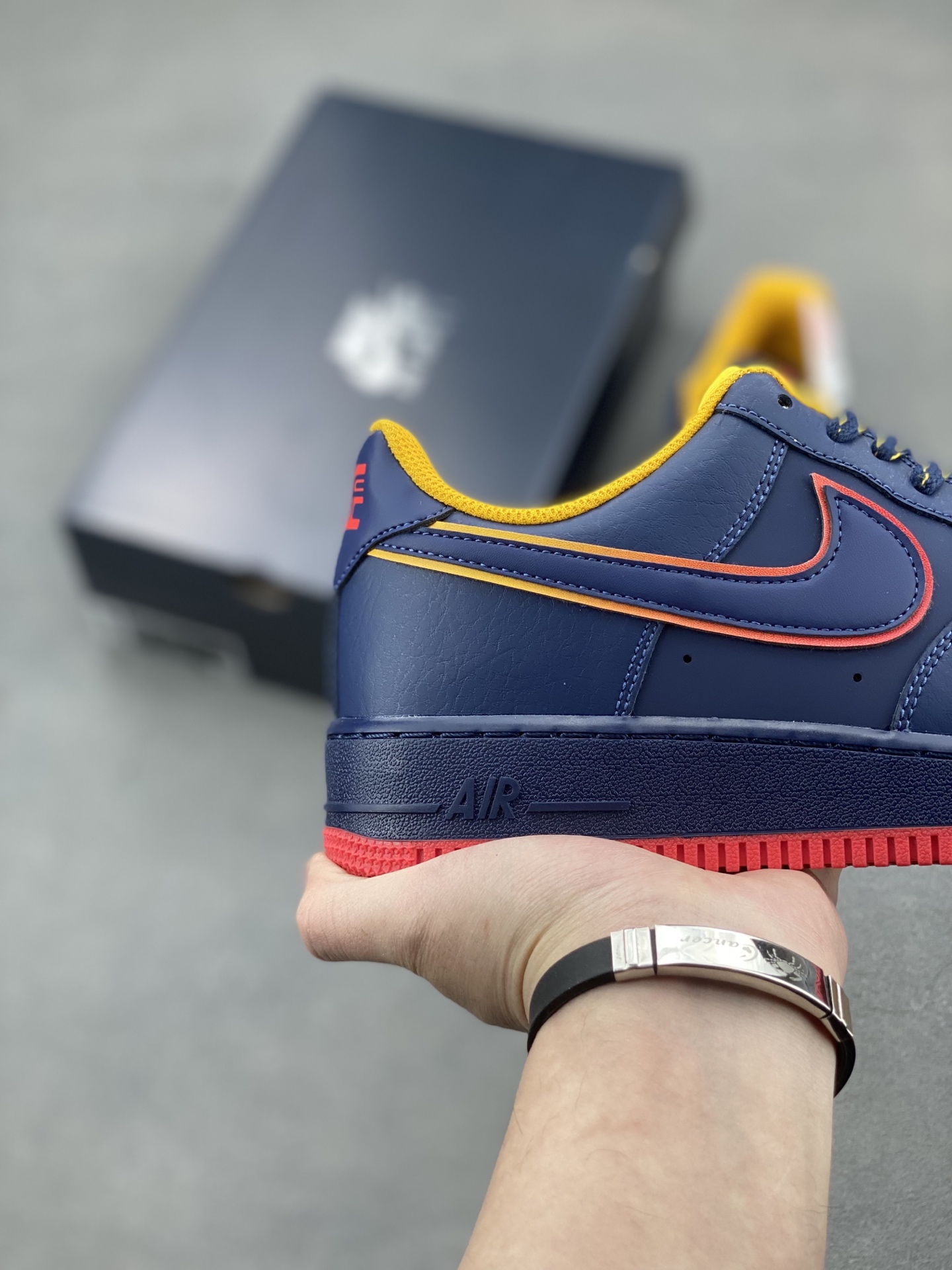 Nike Air Force 1 '07 Low Navy/Red/Yellow Limited Edition Sneakers 6 i1742659746317 5933 0 4