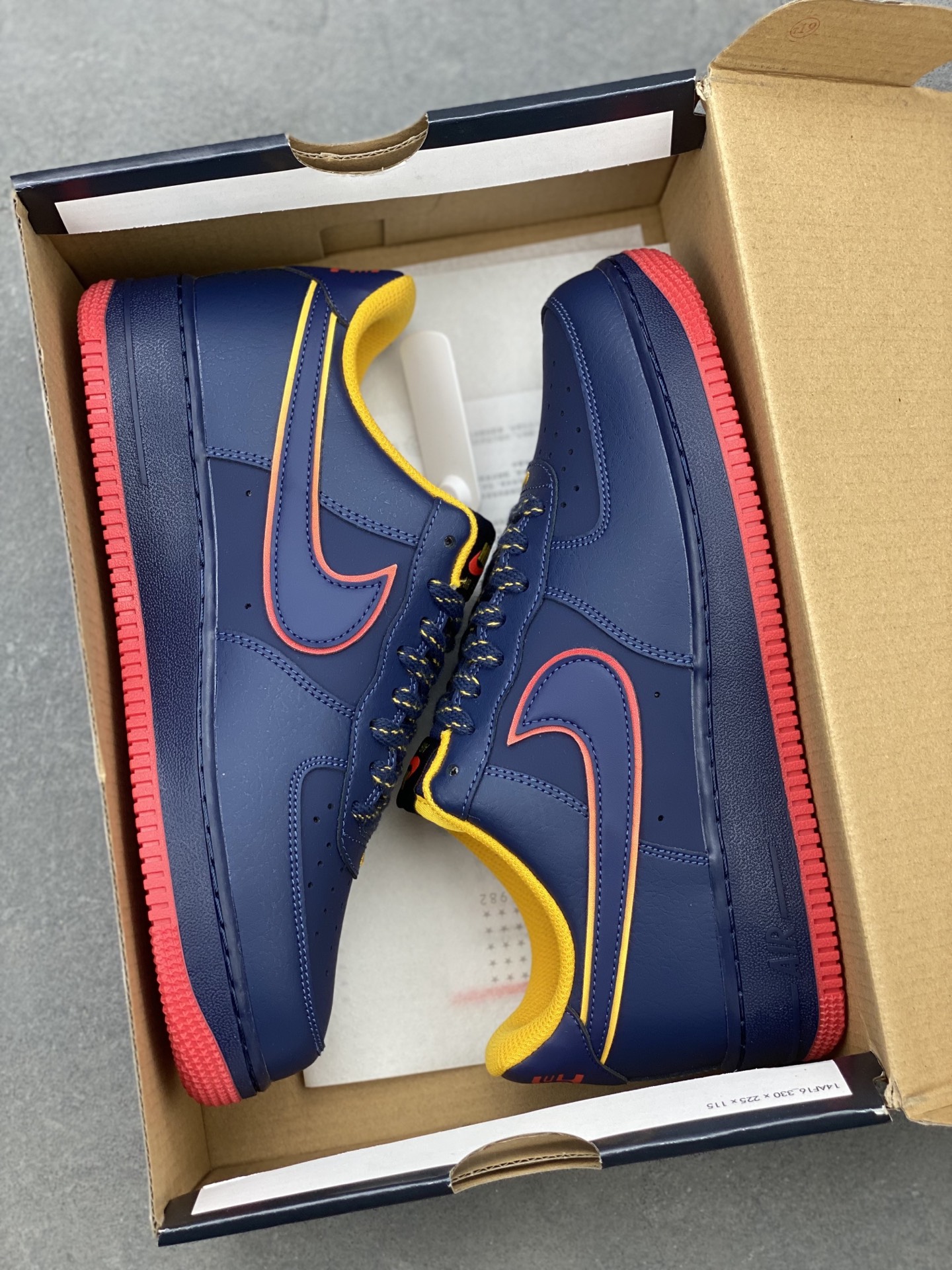 Nike Air Force 1 '07 Low Navy/Red/Yellow Limited Edition Sneakers 10 i1742659758571 7595 0 8