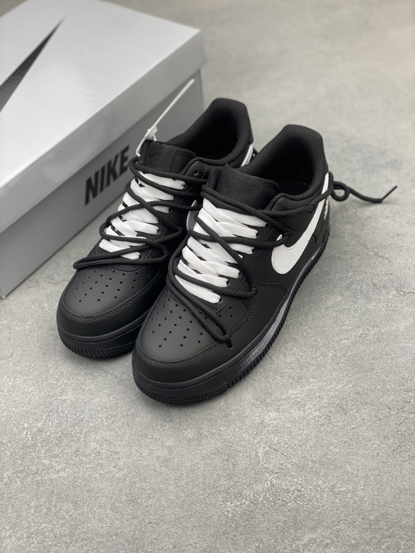 Nike Air Force 1 '07 Low Black/White Casual Sneakers CK0316-063 9 i1742659866311 5540 0 7