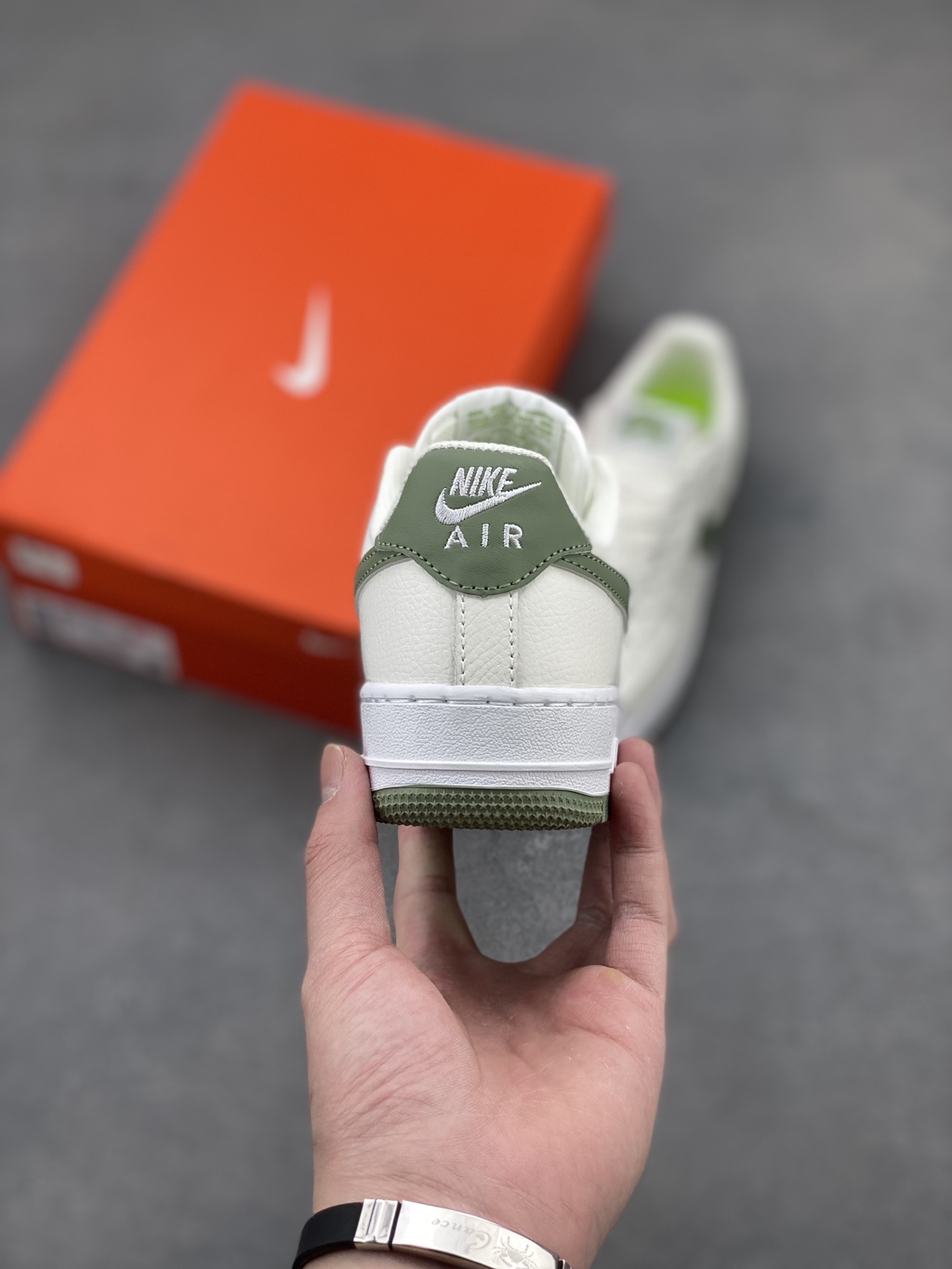 Nike Air Force 1 Low Casual Sneakers - White/Olive Green - DV3808-106 5 i1742747253231 6082 0 3