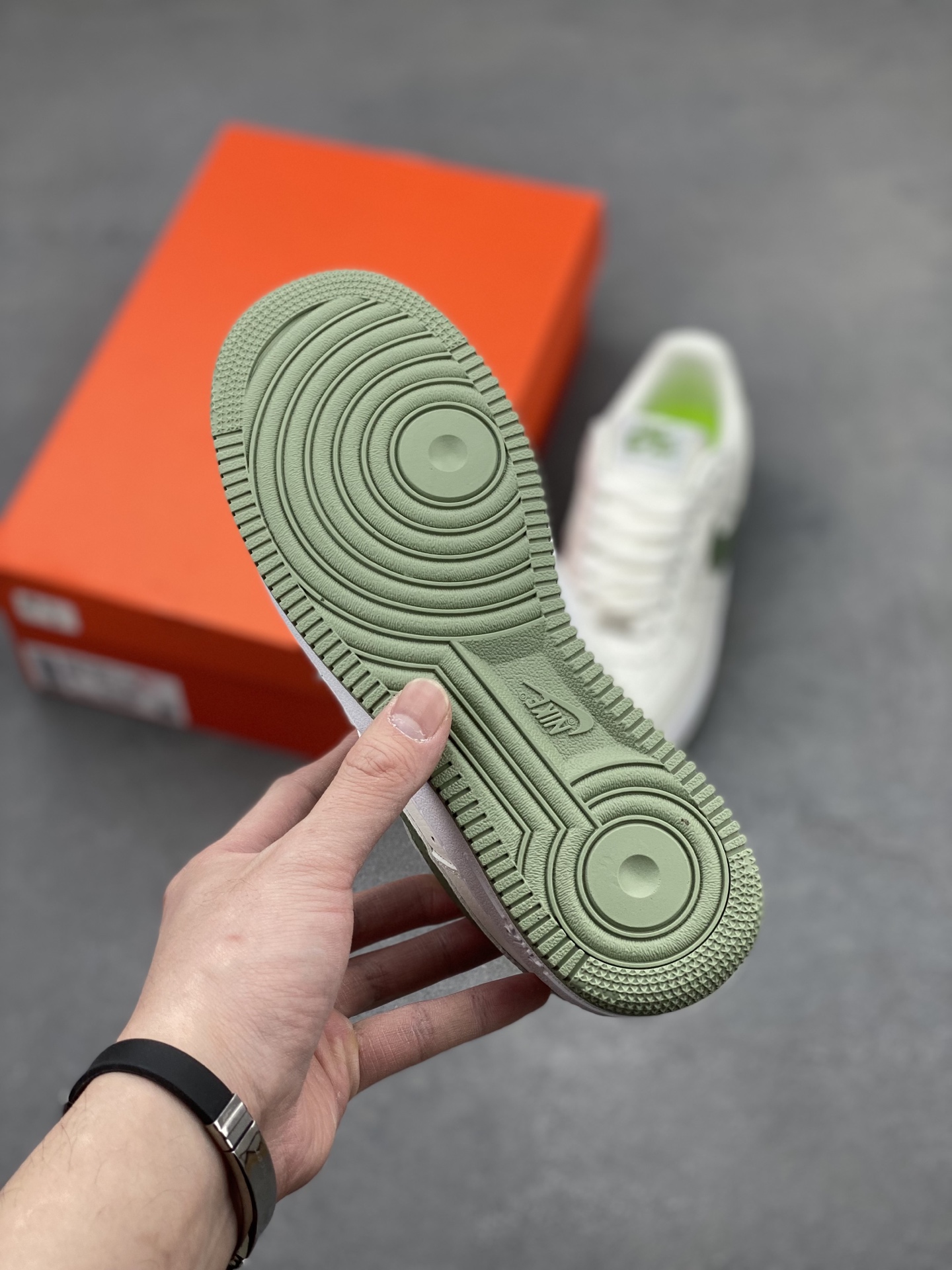 Nike Air Force 1 Low Casual Sneakers - White/Olive Green - DV3808-106 7 i1742747265218 2627 0 5
