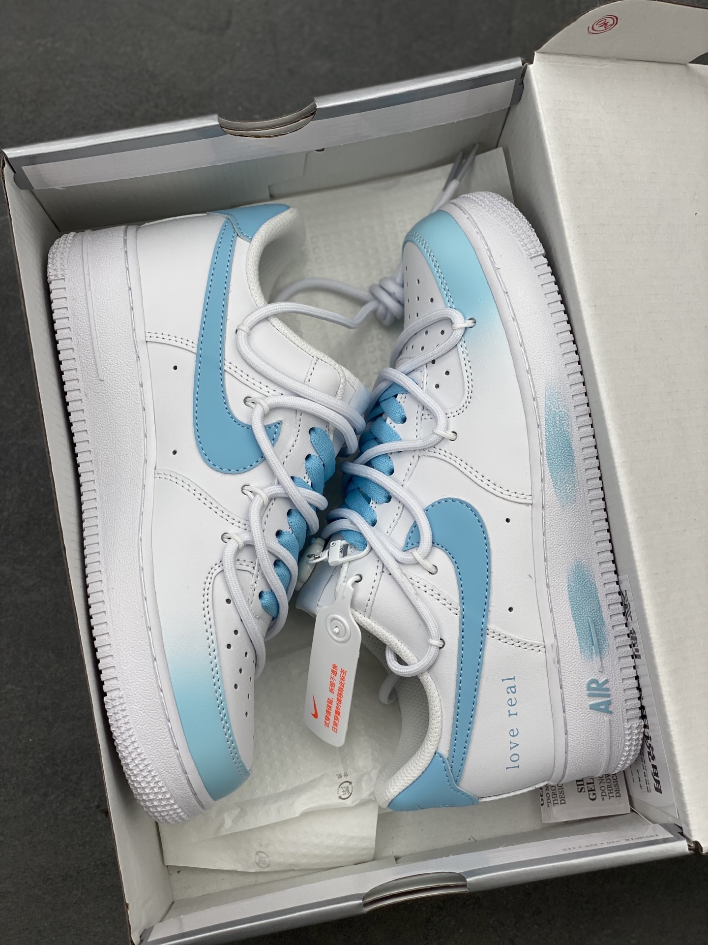 Nike Air Force 1 '07 Low White/Blue Casual Sneakers - Limited Edition 10 i1742834347139 3625 0 8