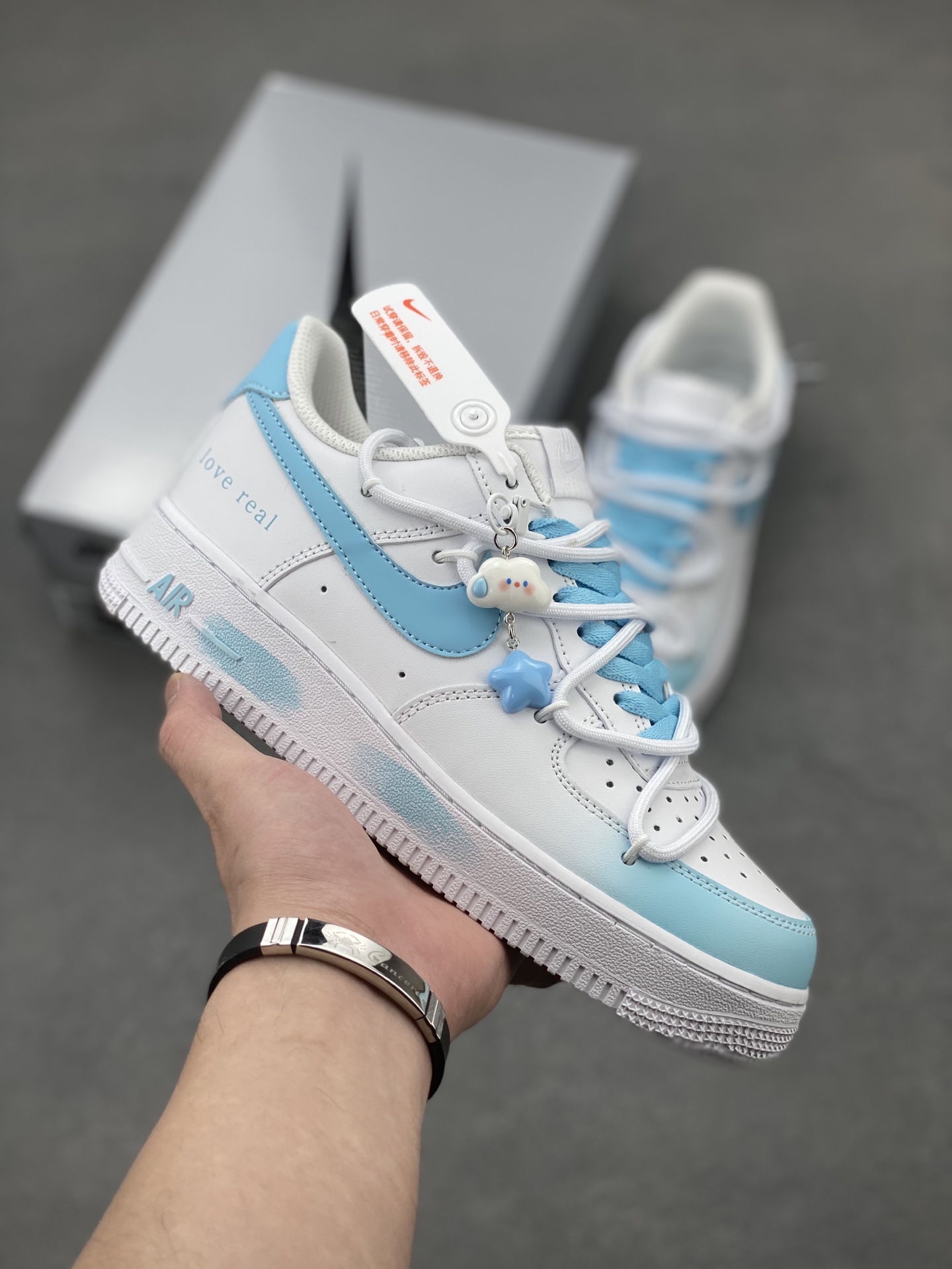 Nike Air Force 1 '07 Low White/Blue Casual Sneakers - Limited Edition 2 i1742834347365 9739 0 0
