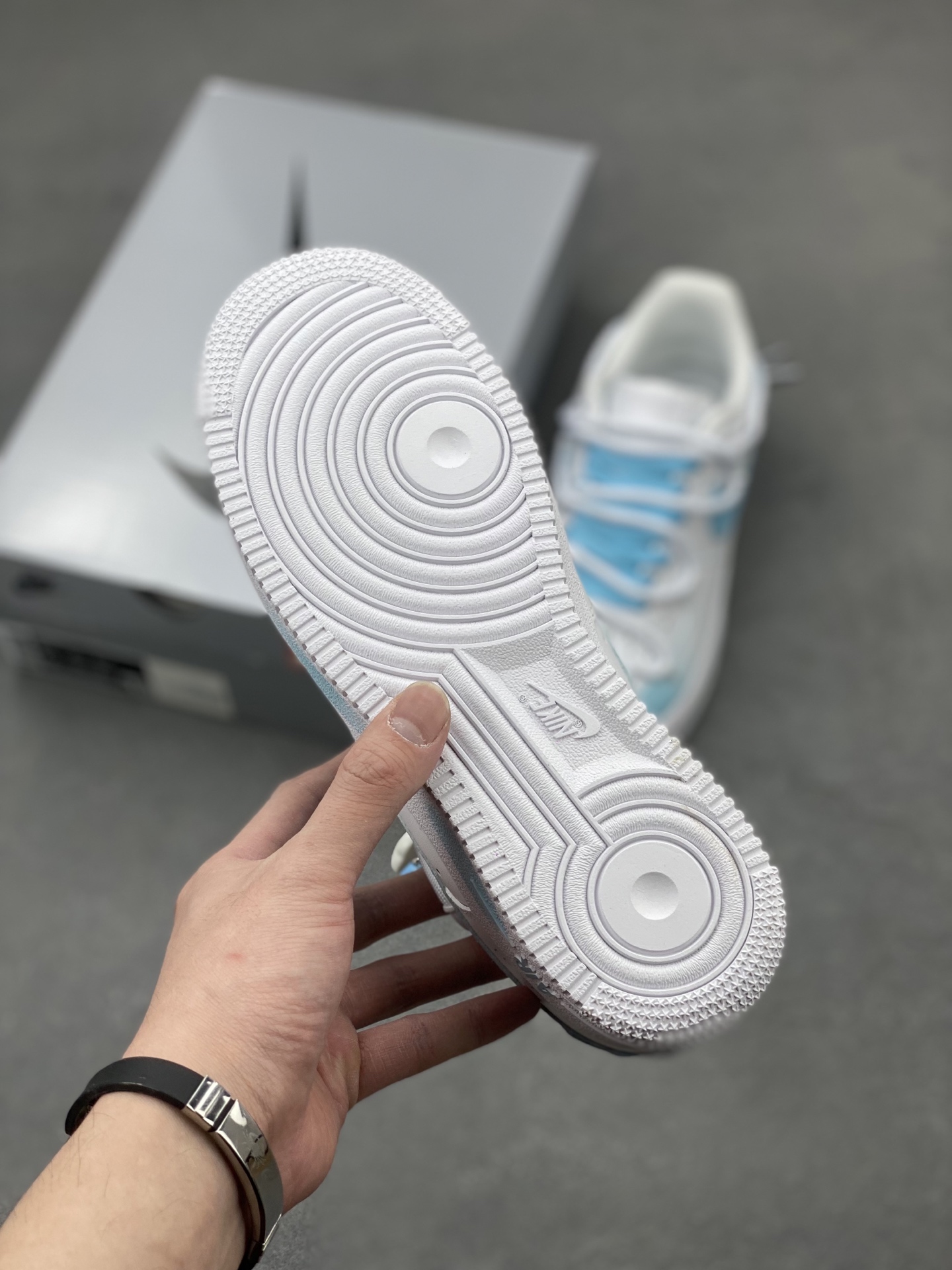 Nike Air Force 1 '07 Low White/Blue Casual Sneakers - Limited Edition 7 i1742834349260 4340 0 5