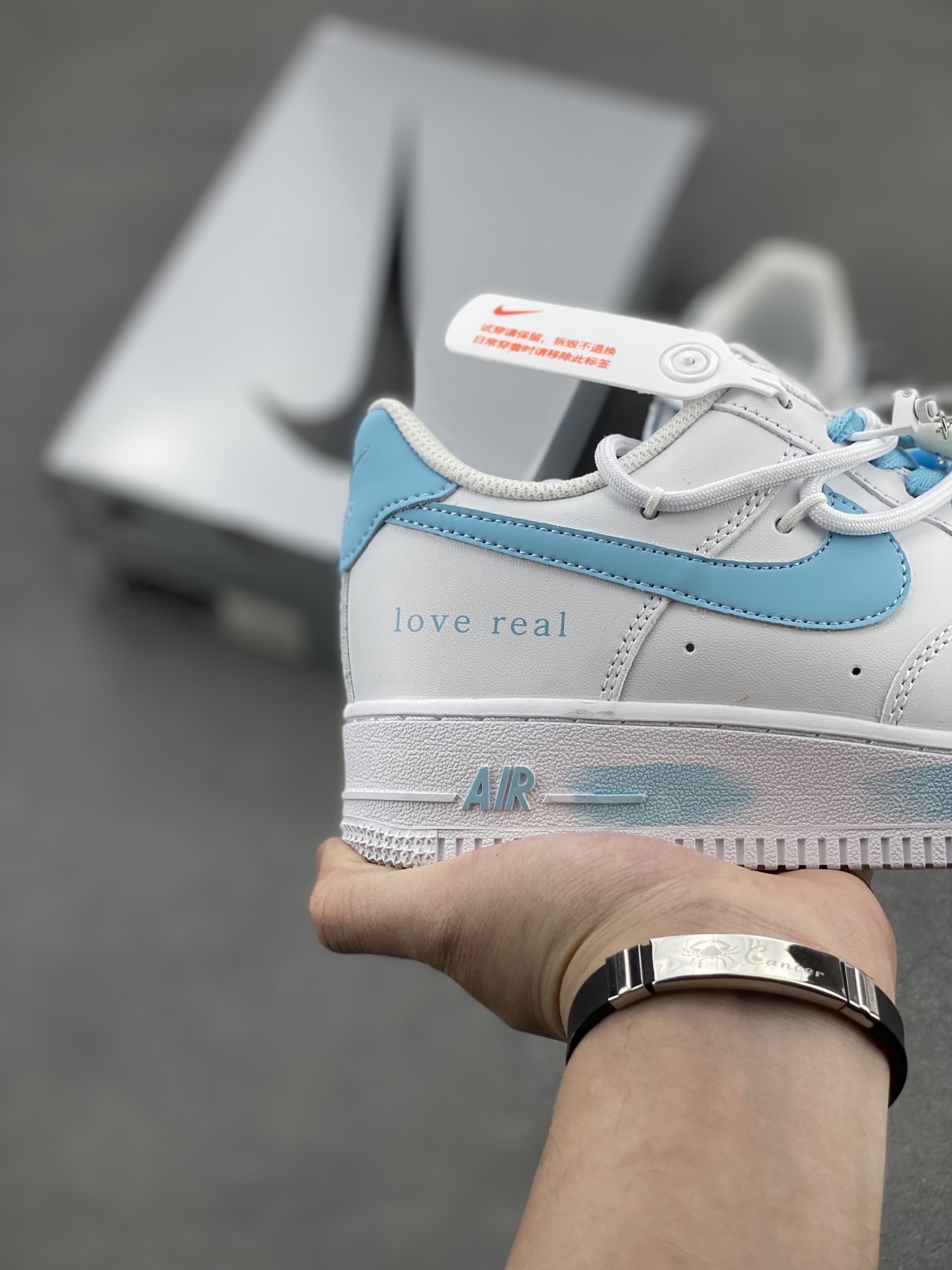 Nike Air Force 1 '07 Low White/Blue Casual Sneakers - Limited Edition 6 i1742834349757 6653 0 4