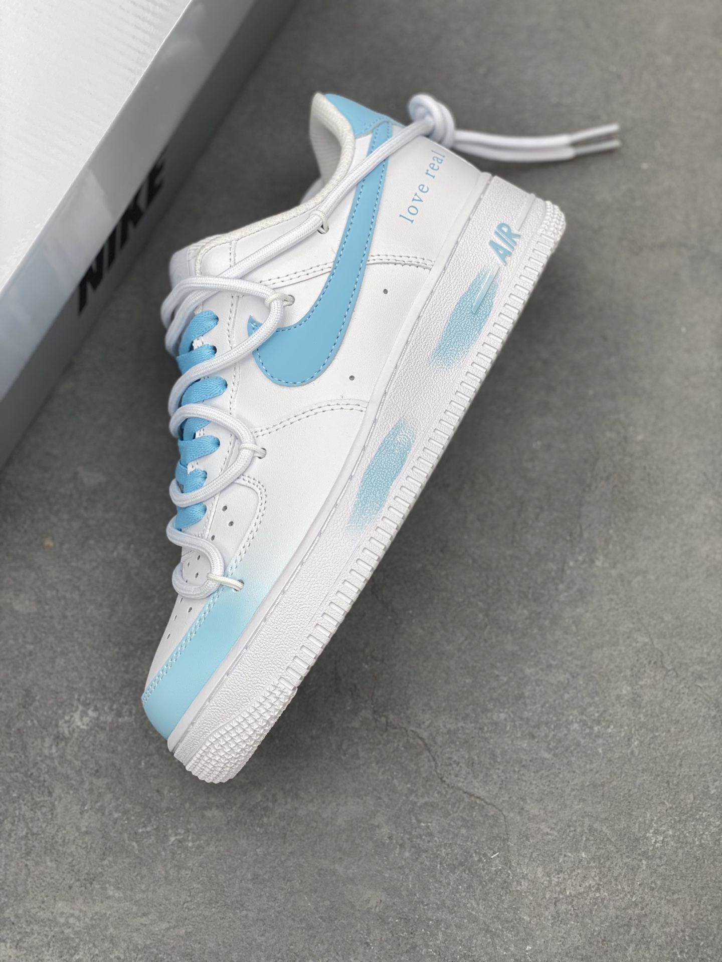 Nike Air Force 1 '07 Low White/Blue Casual Sneakers - Limited Edition 8 i1742834357090 9980 0 6