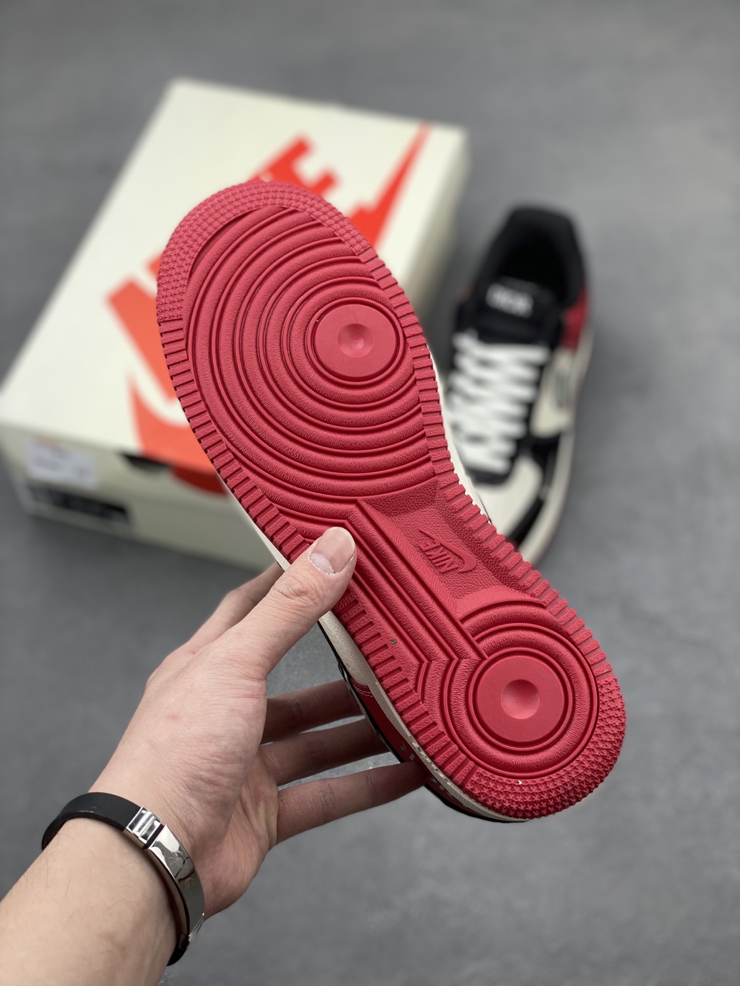 Nike Air Force 1 '07 Low Dior Collab Red Black Zebra Print Sneakers 7 i1742834464250 4134 0 5