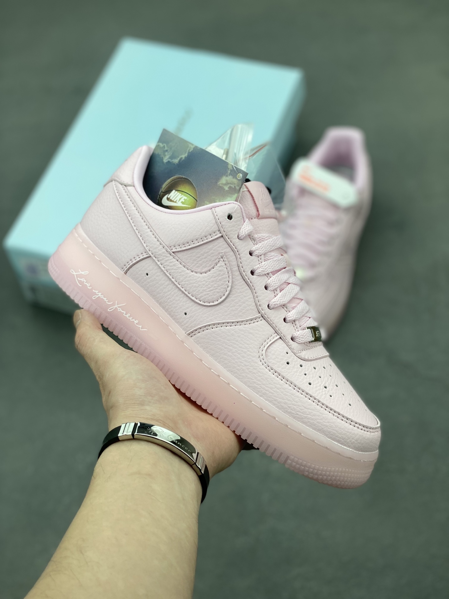 Nike Air Force 1 '07 Low Pink Oxford Casual Sneakers CZ8065-600 2 i1742834620244 214 0 0