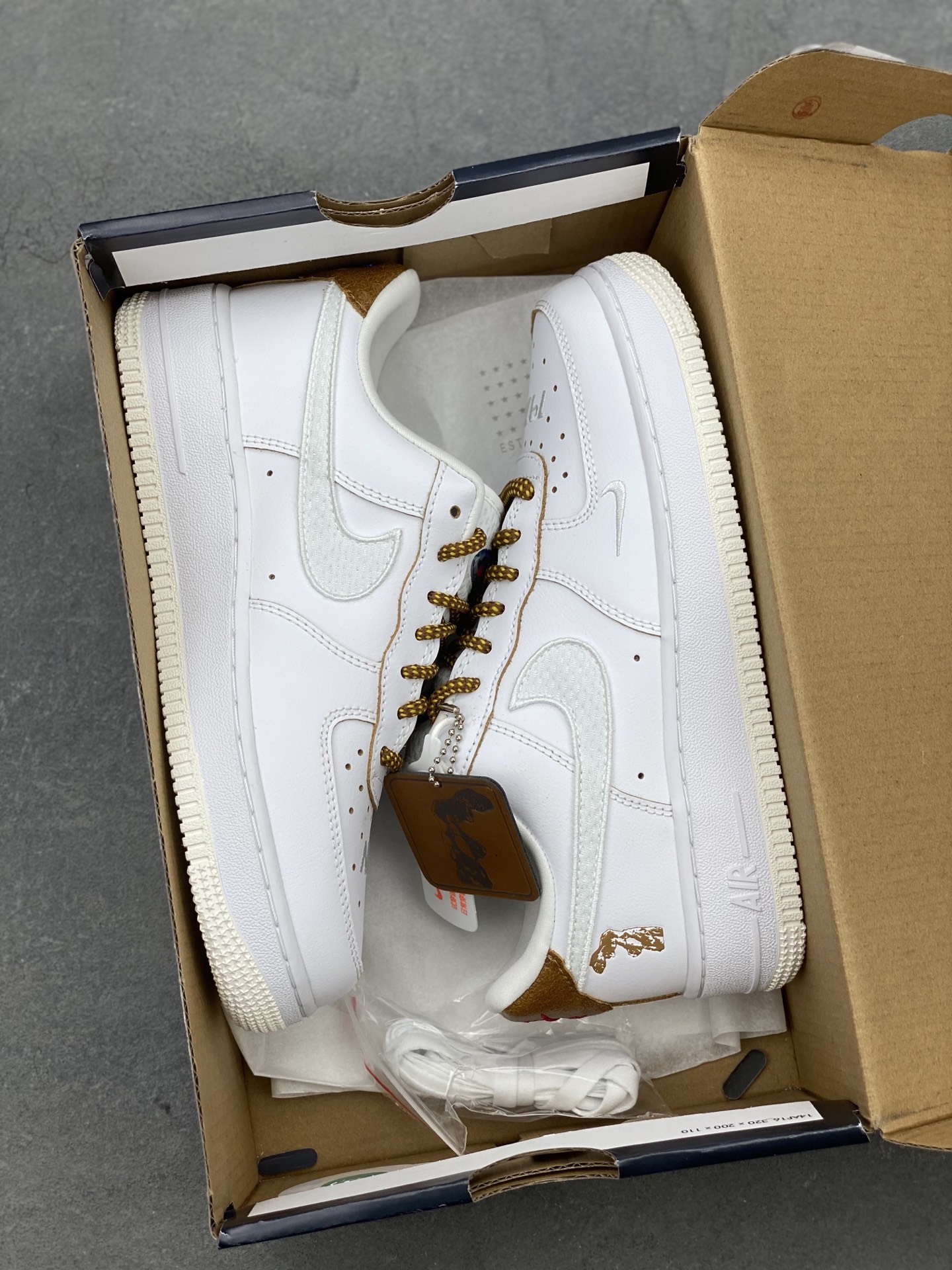 Nike Air Force 1 Low White/Gold Casual Shoes HF5716-111 10 i1742835337193 8649 0 8