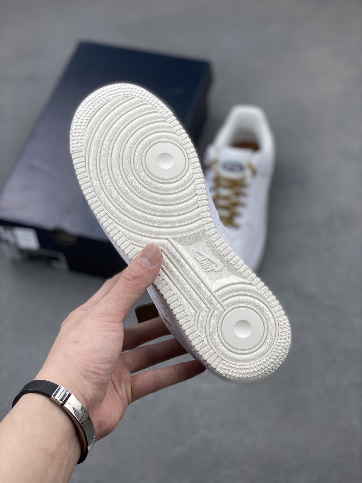 Nike Air Force 1 Low White/Gold Casual Shoes HF5716-111 7 i1742835340304 2071 0 5