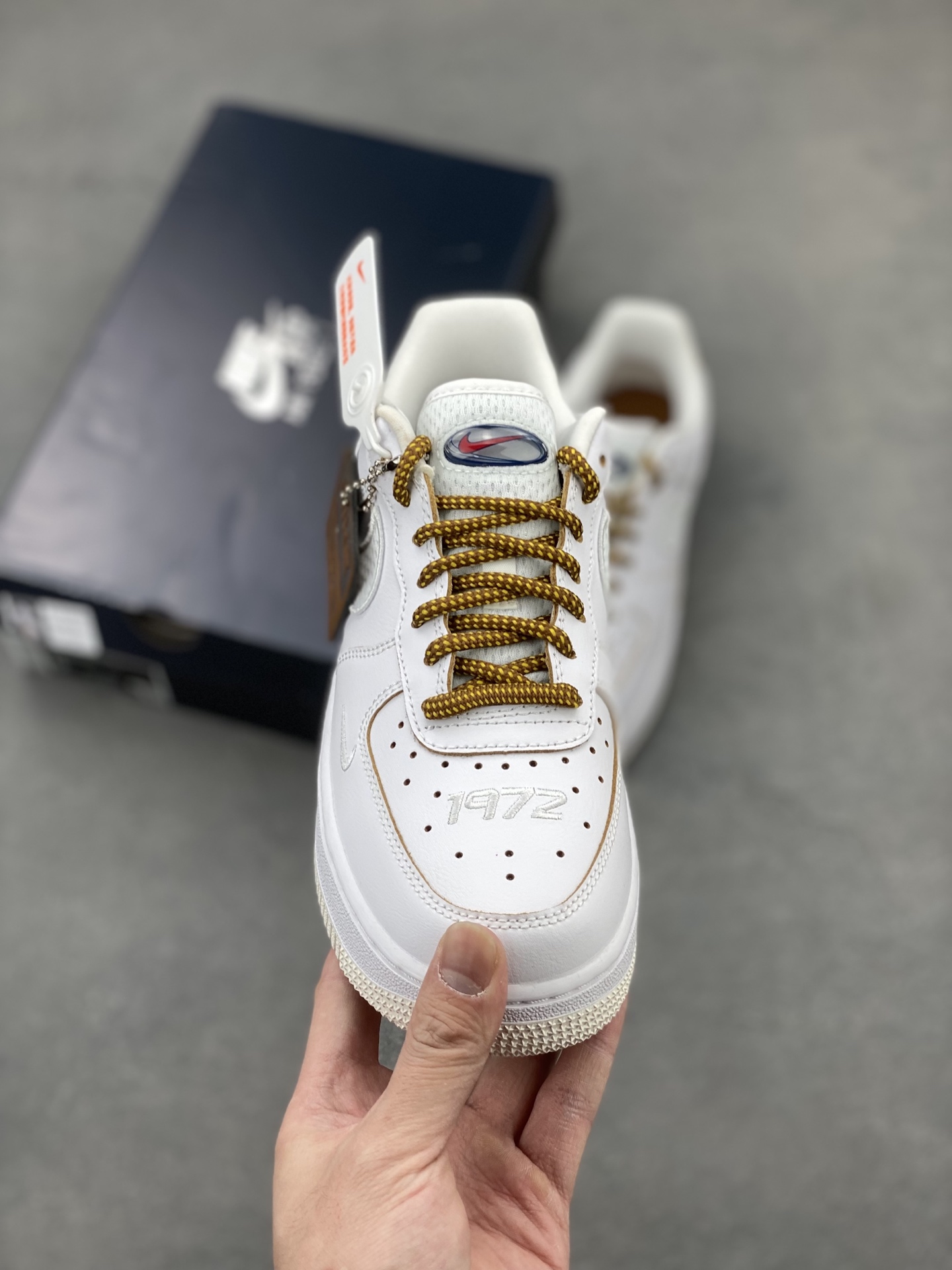 Nike Air Force 1 Low White/Gold Casual Shoes HF5716-111 3 i1742835346082 7982 0 1