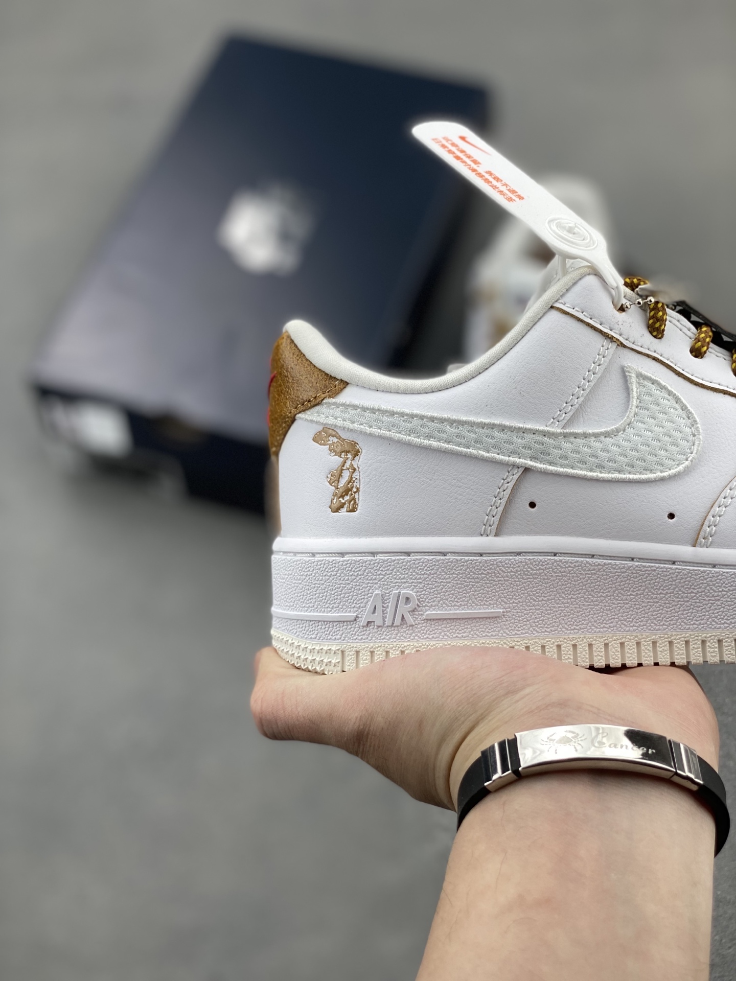 Nike Air Force 1 Low White/Gold Casual Shoes HF5716-111 6 i1742835347368 44 0 4