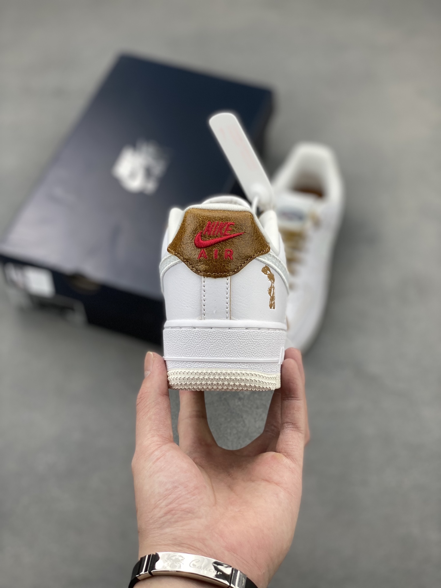 Nike Air Force 1 Low White/Gold Casual Shoes HF5716-111 5 i1742835348585 1021 0 3