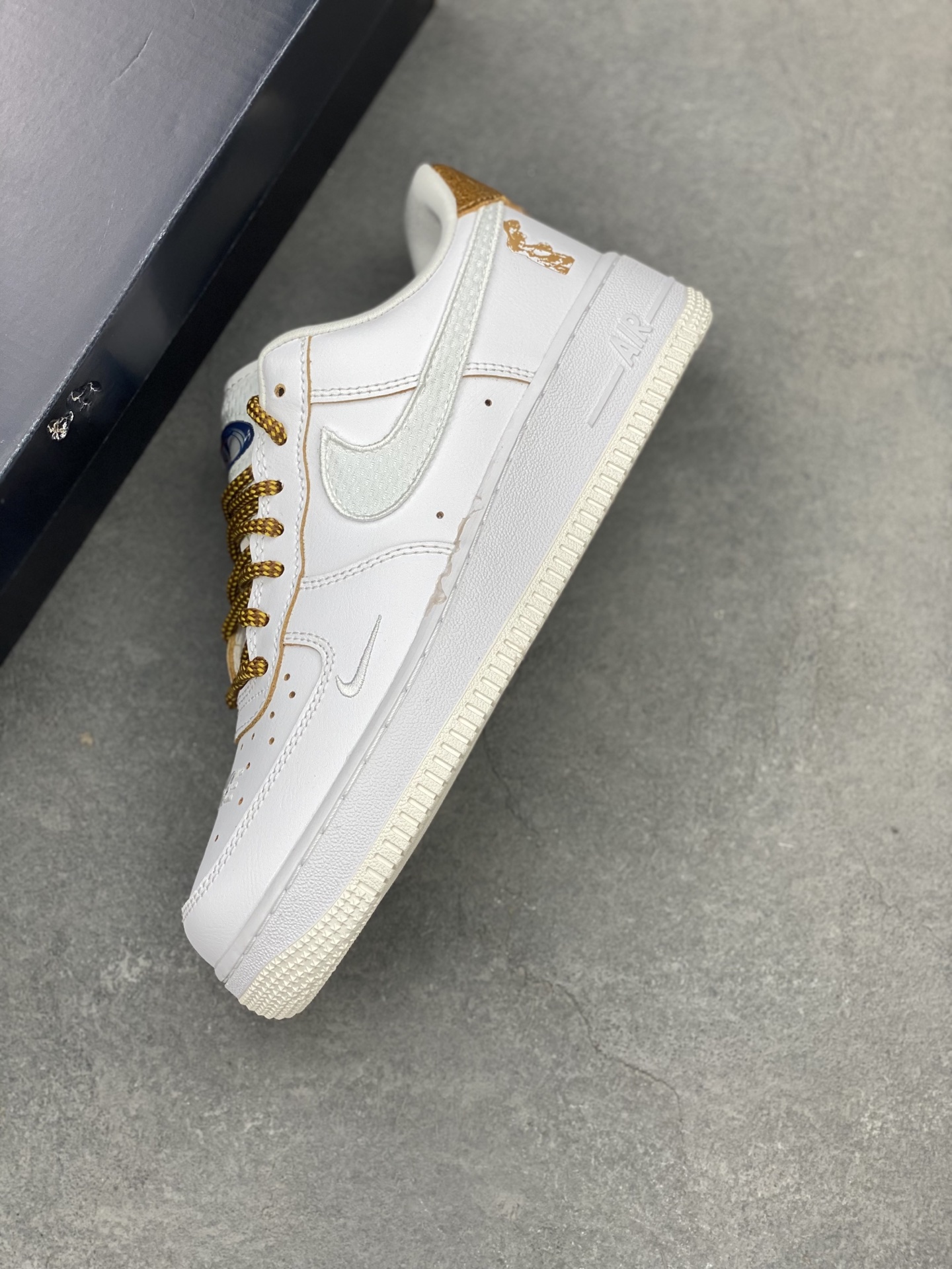 Nike Air Force 1 Low White/Gold Casual Shoes HF5716-111 8 i1742835352233 9620 0 6