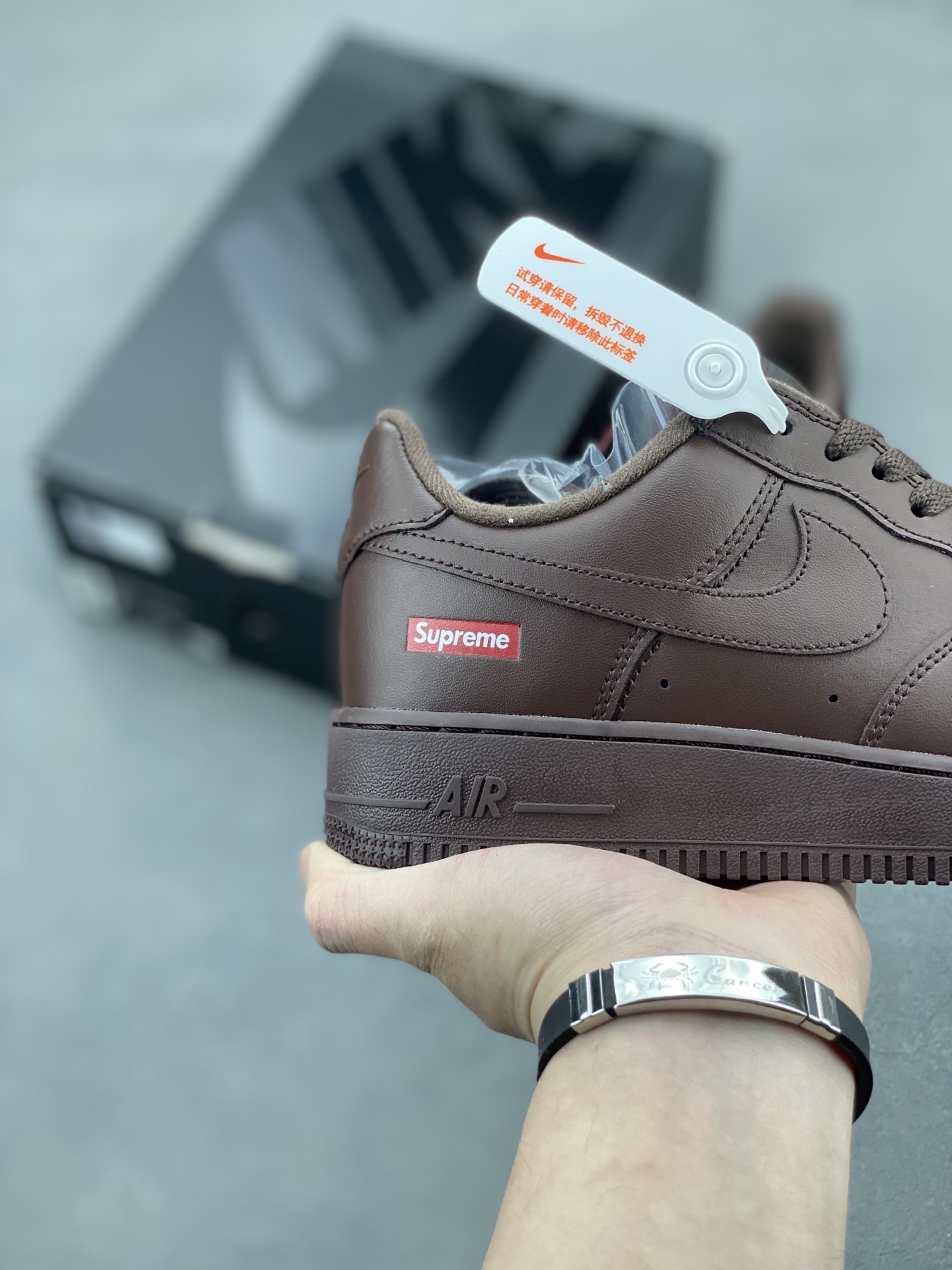 Nike Air Force 1 Low x Supreme CU9225-200 Brown Sneakers 6 i1742835472989 7758 0 4