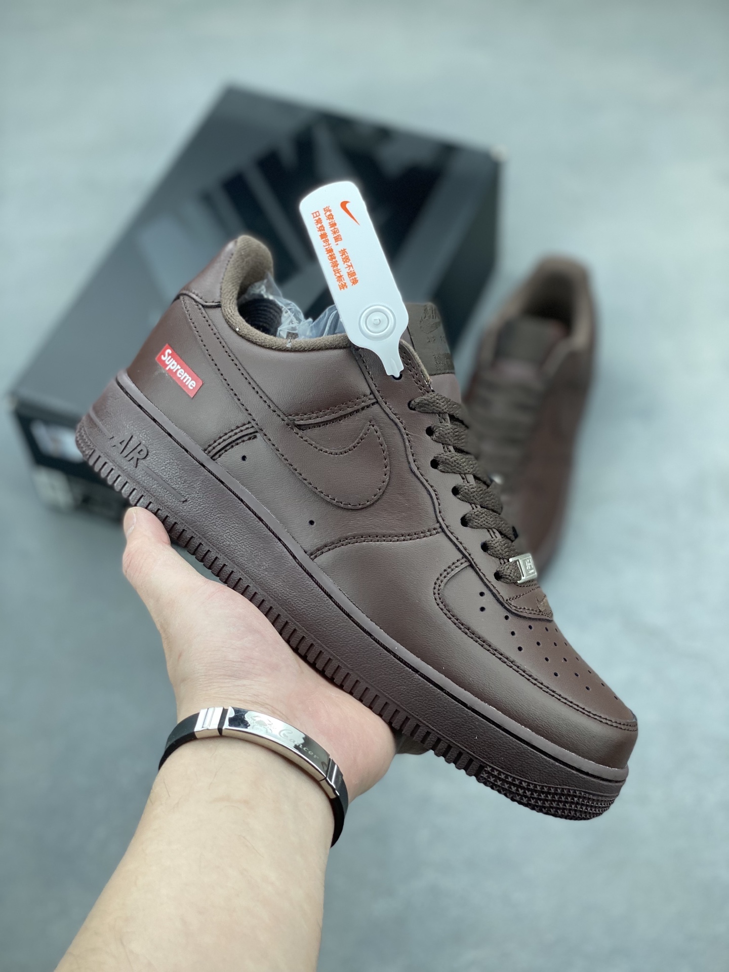 Nike Air Force 1 Low x Supreme CU9225-200 Brown Sneakers 2 i1742835483396 7337 0 0