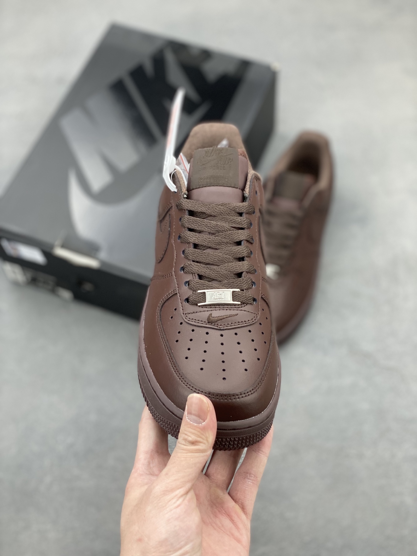 Nike Air Force 1 Low x Supreme CU9225-200 Brown Sneakers 3 i1742835484516 2933 0 1