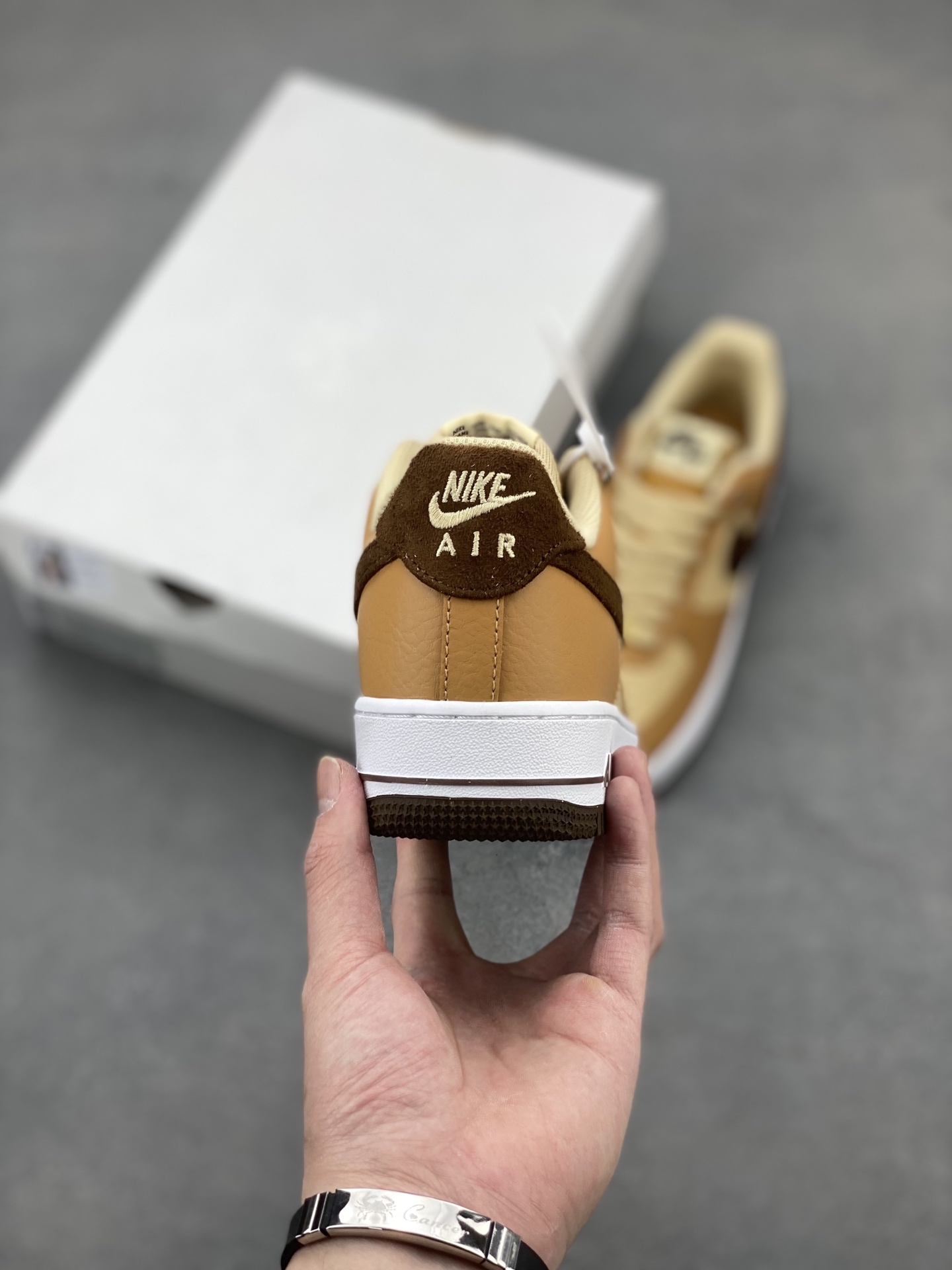 Nike Air Force 1 Low Casual Sneakers - Brown/White - Comfortable & Stylish 5 i1742835570599 1526 0 3