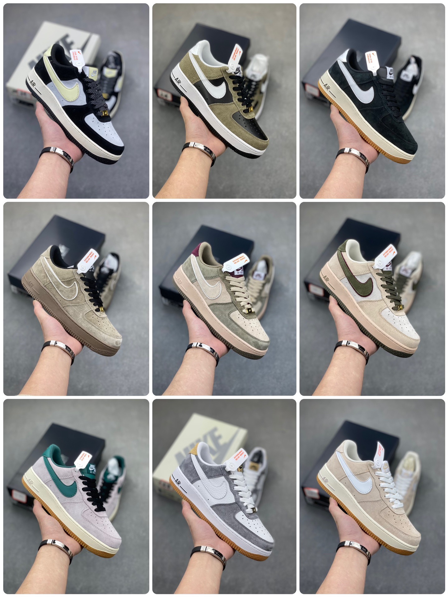 Nike Air Force 1 Low Retro Premium Sneakers Leather Casual Shoes for Men