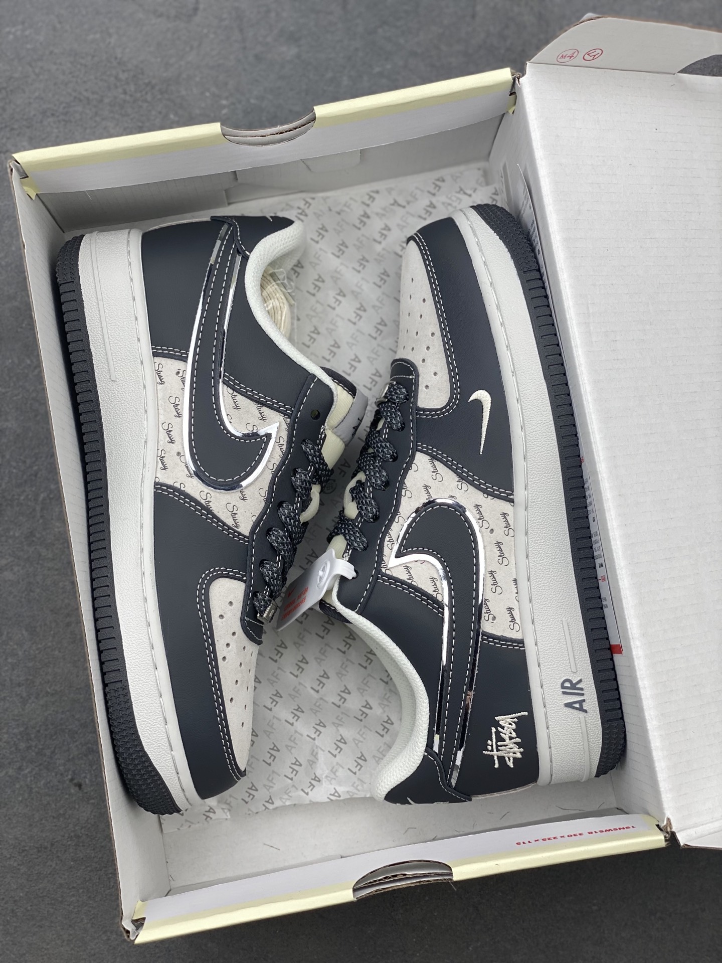 Nike Air Force 1 '07 Low Stussy Black Sneakers Limited Edition 10 i1742918829710 4957 0 8