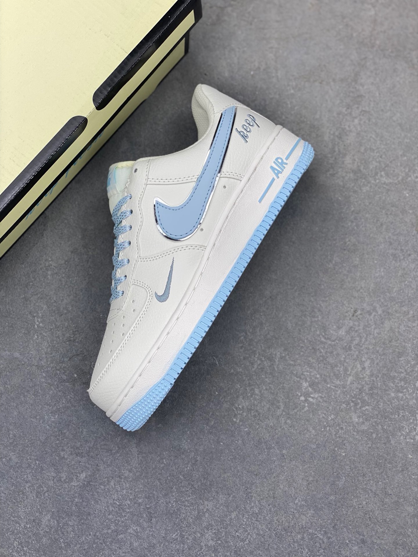 Nike Air Force 1 Low Pale Vanilla Blue Casual Sneakers 8 i1743092226115 6588