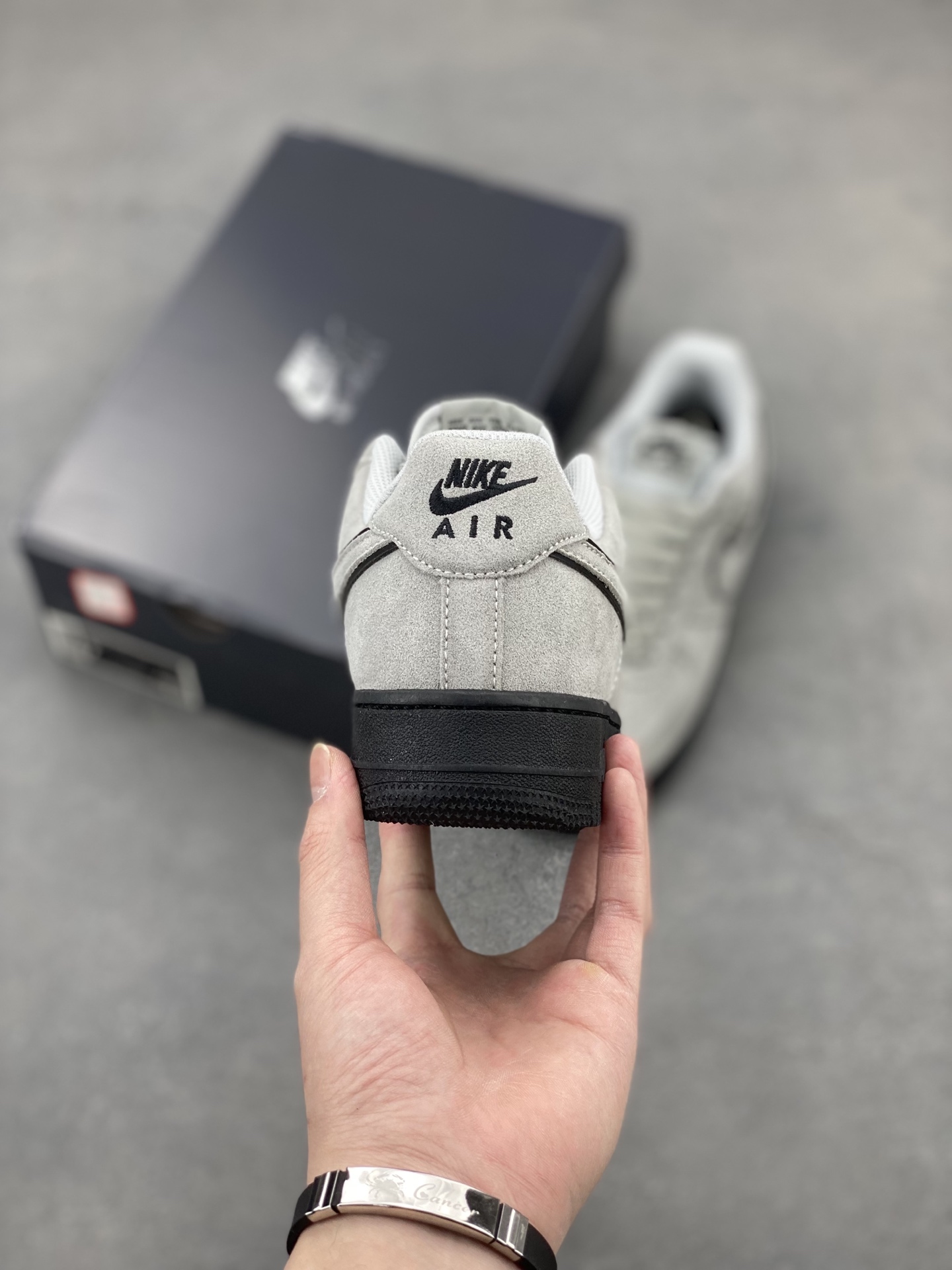Nike Air Force 1 '07 Low Grey Suede Black Sole HQ1966-001 Sneakers 5 i1743179716872 2920 0 3