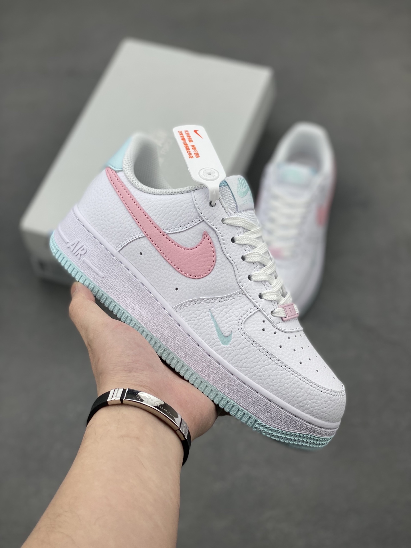 Nike Air Force 1 '07 Low White/Pink Casual Sneakers - Limited Edition Release 2 i1743179802474 2358 0 0