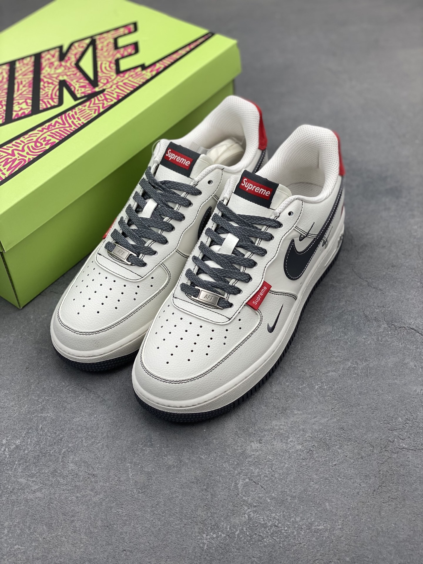 Nike Air Force 1 '07 Low White/Black Casual Sneakers KY8899-101 9 i1743179965936 5268 0 7