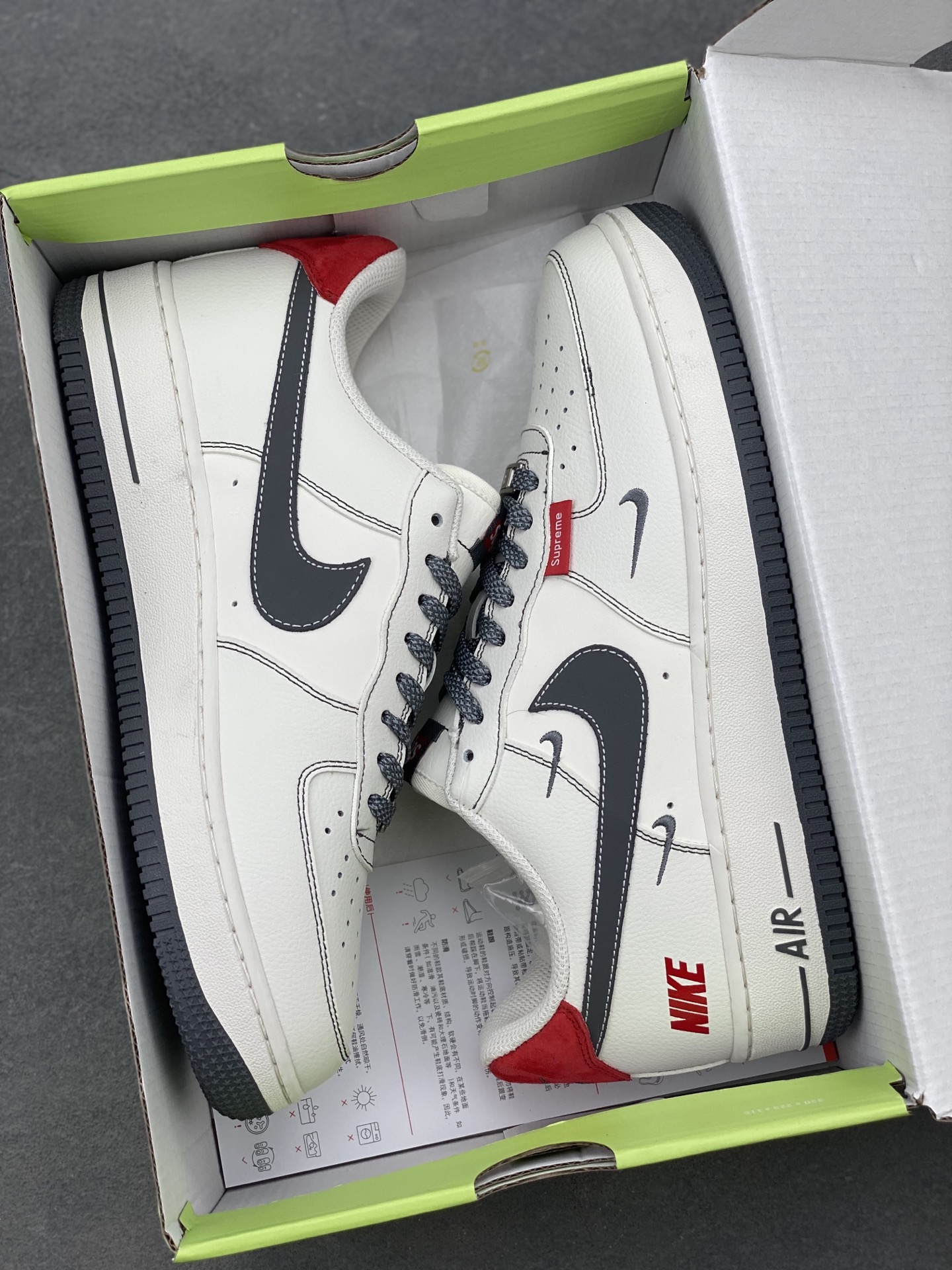 Nike Air Force 1 '07 Low White/Black Casual Sneakers KY8899-101 10 i1743179974923 6715 0 8