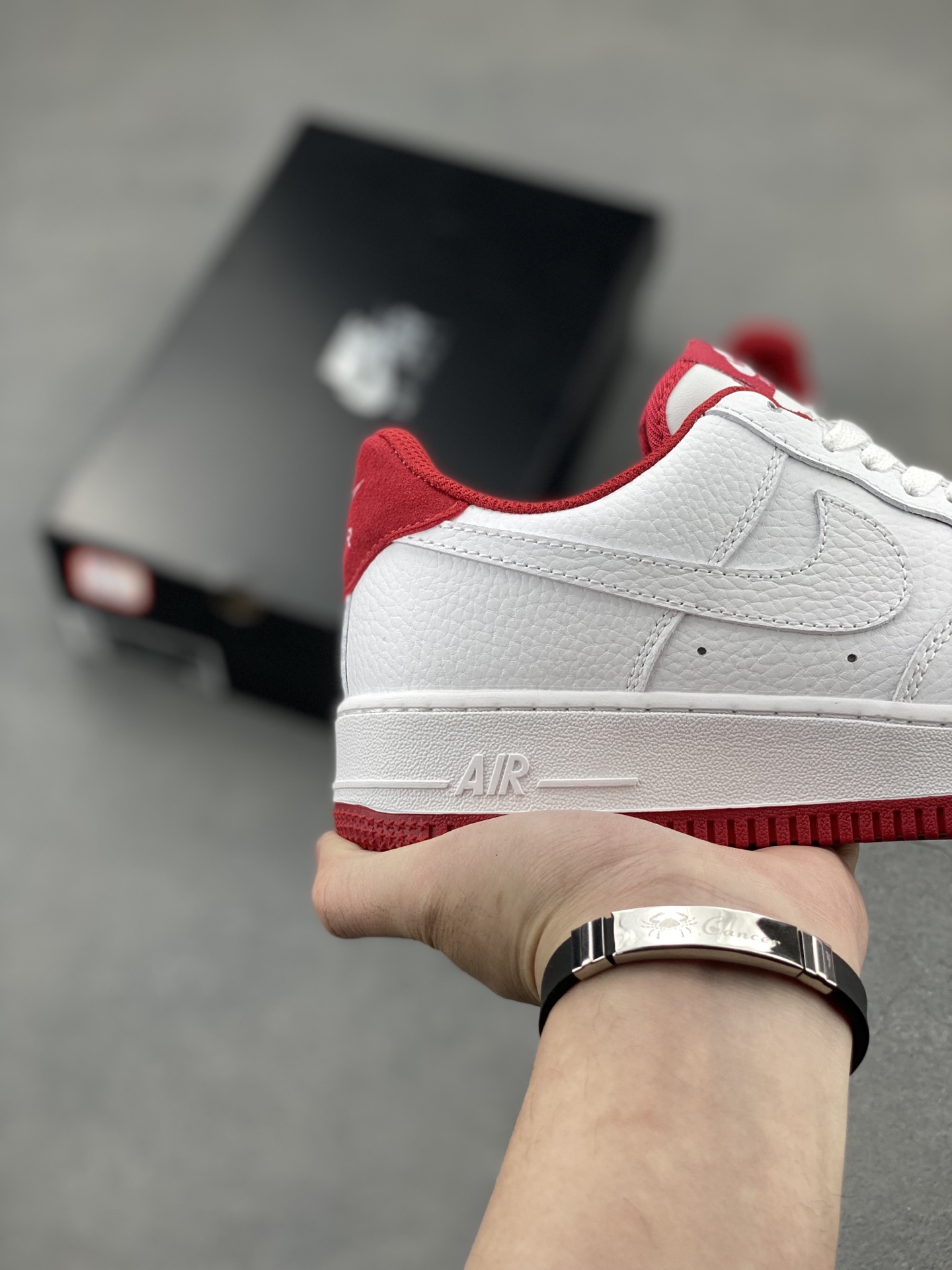 Nike Air Force 1 Low White/Red Casual Shoes HM9483-100 6 i1743180150026 37 0 4