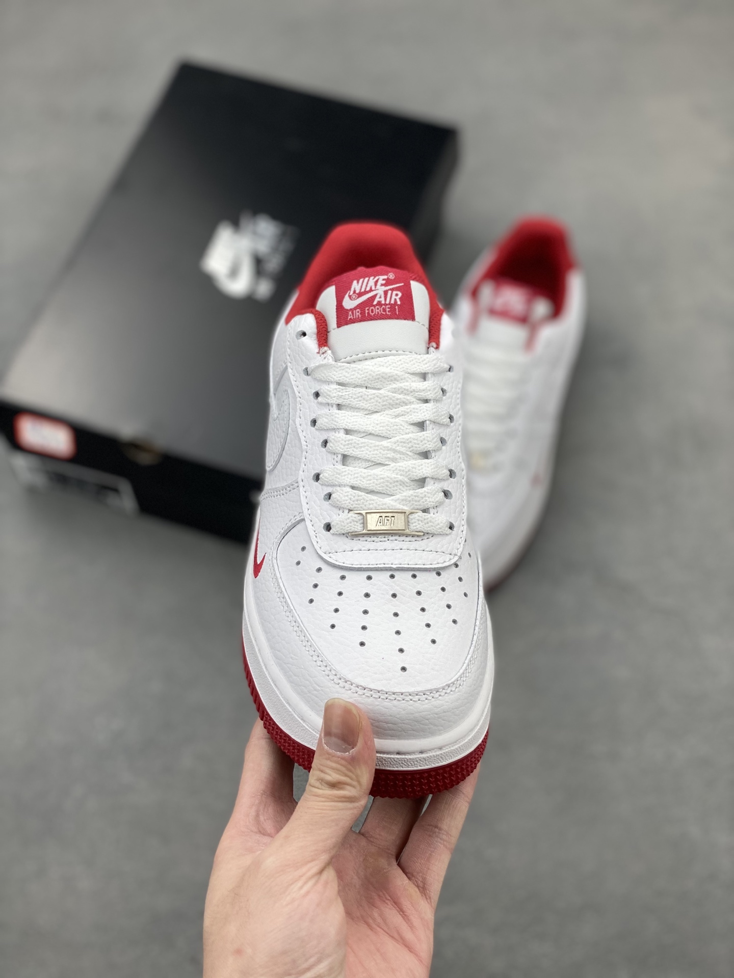 Nike Air Force 1 Low White/Red Casual Shoes HM9483-100 3 i1743180151420 2921 0 1
