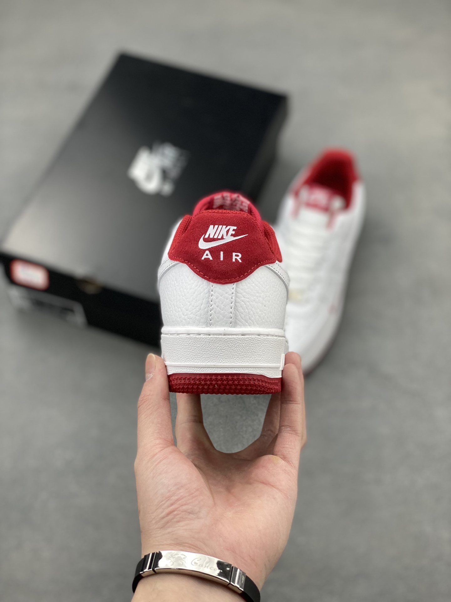 Nike Air Force 1 Low White/Red Casual Shoes HM9483-100 5 i1743180166550 8719 0 3
