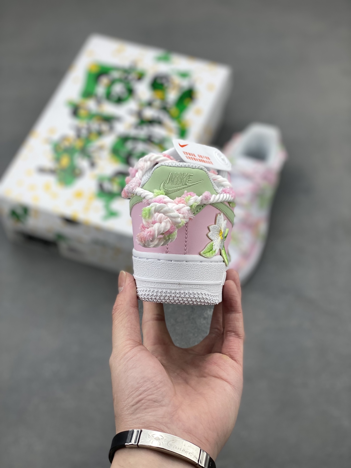 Nike Air Force 1 '07 Low White Pink Green Blossom Women's Sneakers 5 i1743279287262 6725 0 3
