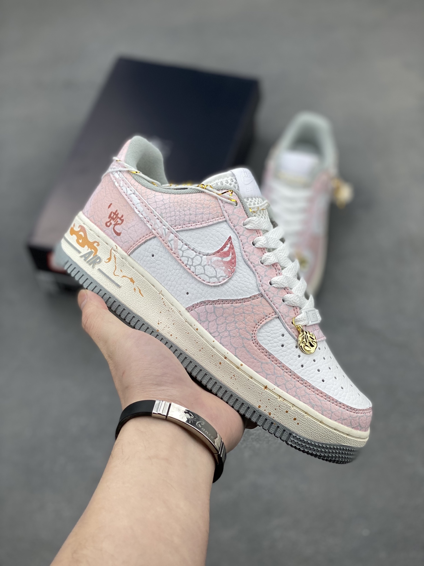 Nike Air Force 1 '07 Low Pink/White Limited Edition Sneakers - DX2678-100 2 i1743279740811 3730 0 0