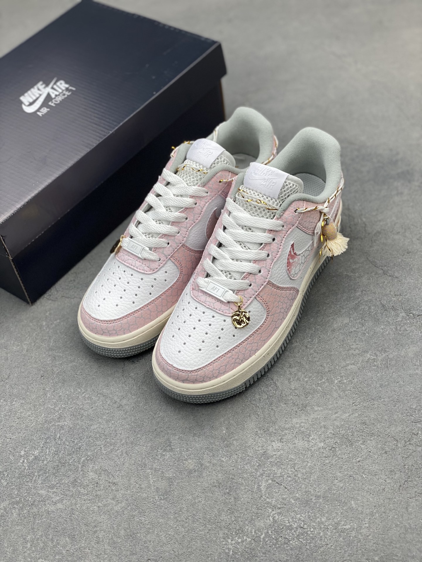 Nike Air Force 1 '07 Low Pink/White Limited Edition Sneakers - DX2678-100 9 i1743279750325 5444 0 7