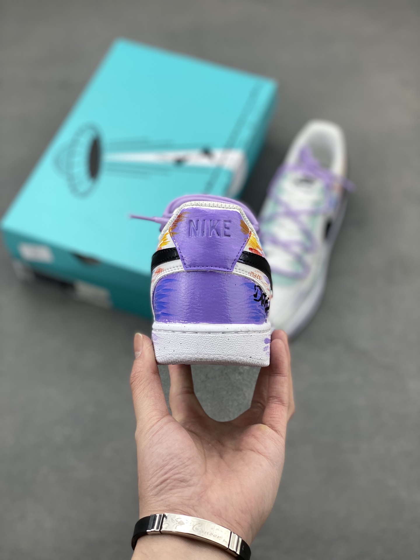 Nike Court Vision Low 'Dreamy Realm' Custom Sneakers - Hand-Painted Graffiti 5 i1743279957649 2717 0 3