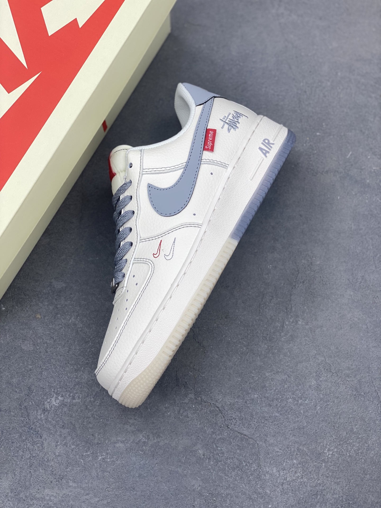 Nike Air Force 1 '07 Low White/Grey Sneakers Limited Edition 8 i1743350747950 9166 0 6